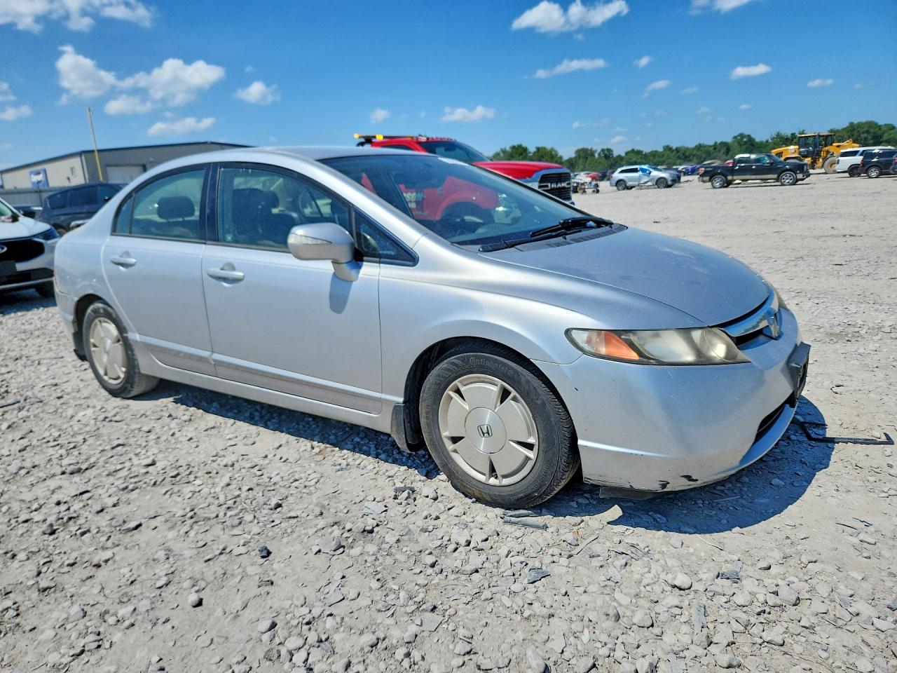 2006 Honda Civic Hybrid Silver vin: JHMFA36256S006311