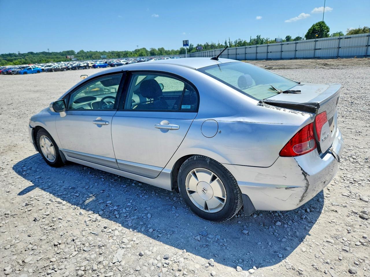 2006 Honda Civic Hybrid Silver vin: JHMFA36256S006311
