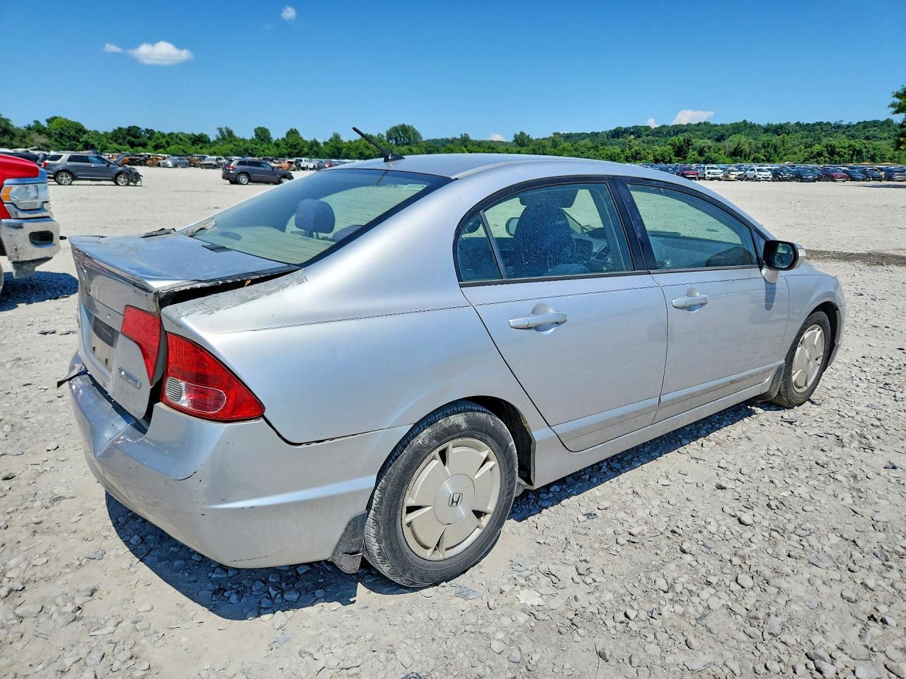 2006 Honda Civic Hybrid Silver vin: JHMFA36256S006311