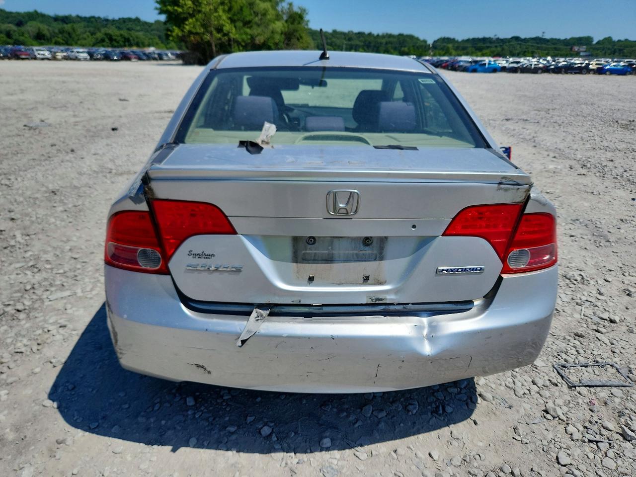 2006 Honda Civic Hybrid Silver vin: JHMFA36256S006311