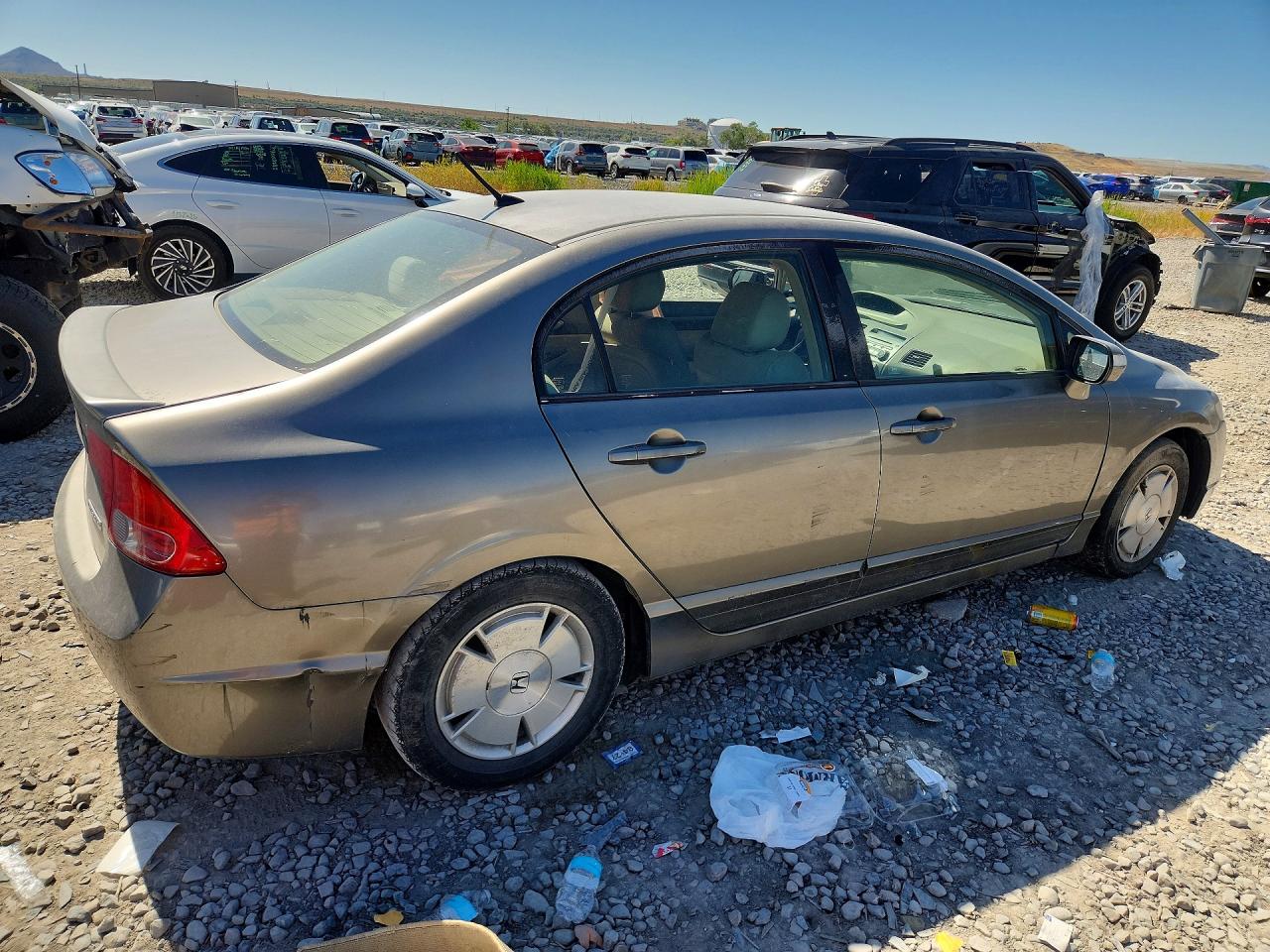 2006 Honda Civic Hybrid Charcoal vin: JHMFA36256S022721