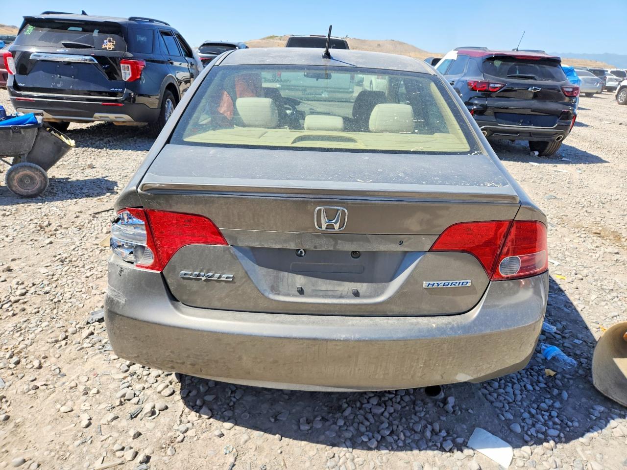 2006 Honda Civic Hybrid Charcoal vin: JHMFA36256S022721