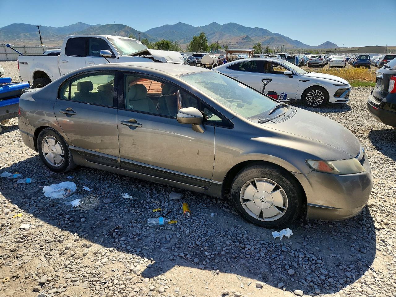 2006 Honda Civic Hybrid Charcoal vin: JHMFA36256S022721