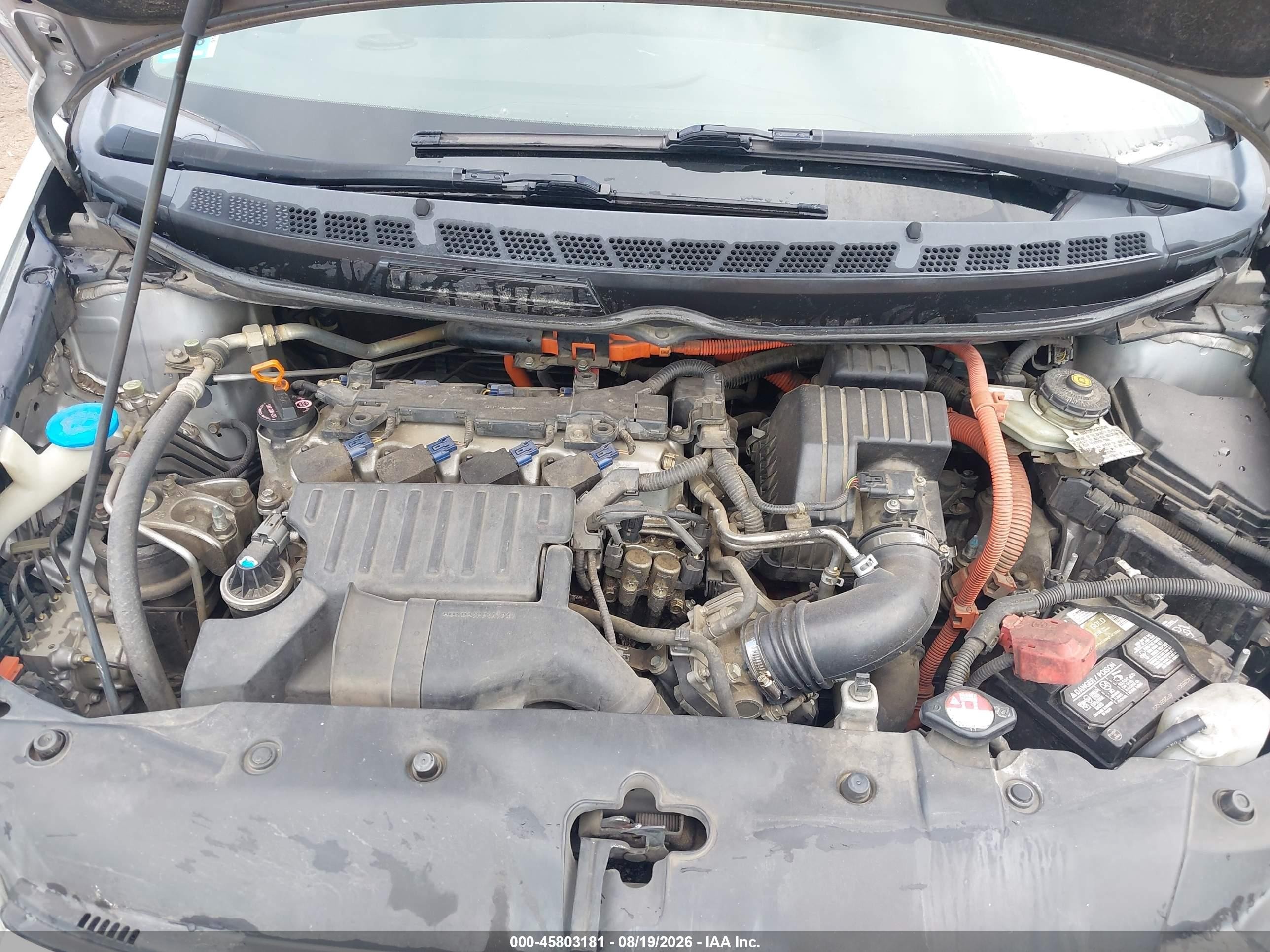 2006 Honda Civic Hybrid   Silver vin: JHMFA36256S025974