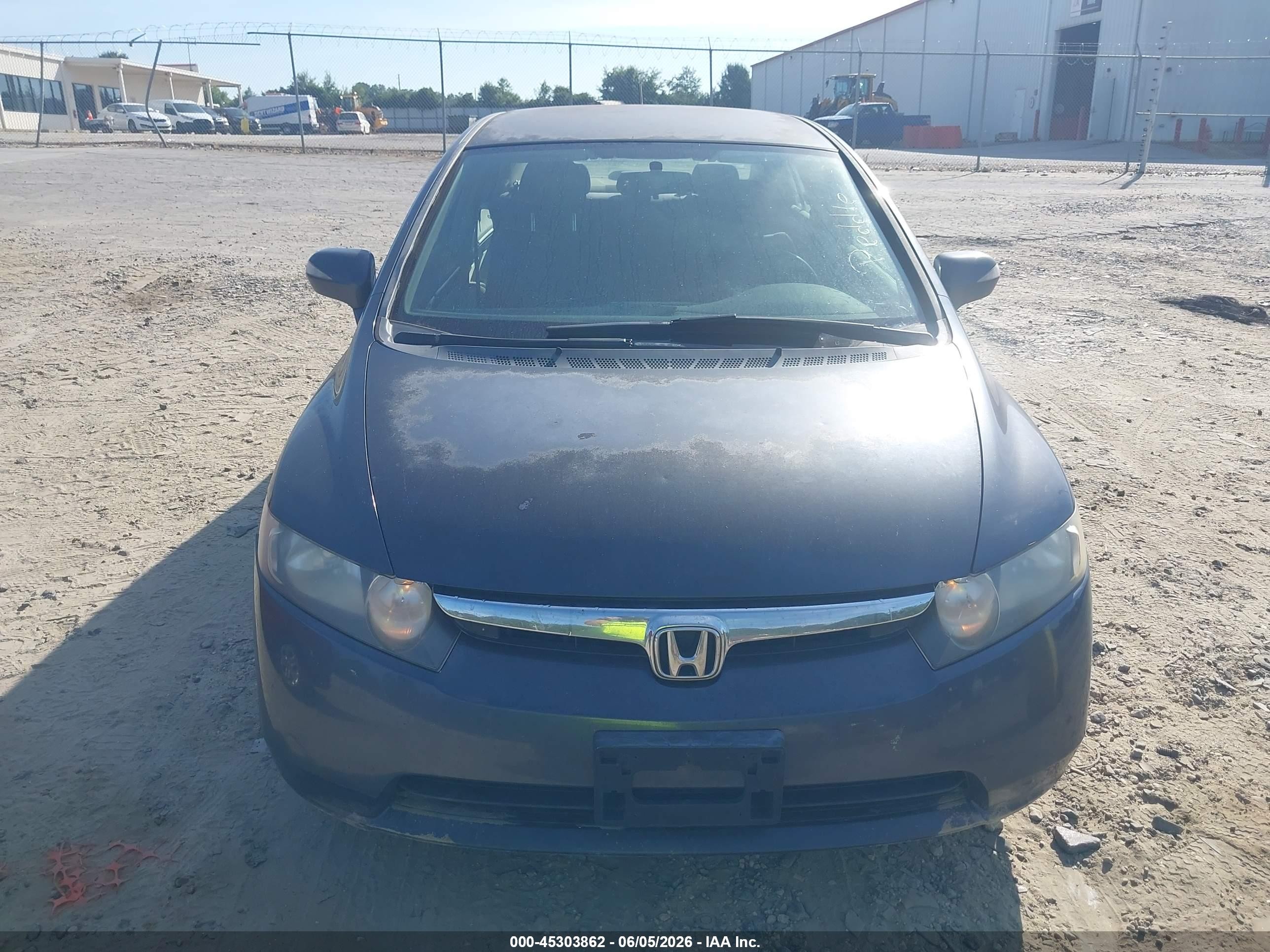 2006 Honda Civic Hybrid   Blue vin: JHMFA36256S027966