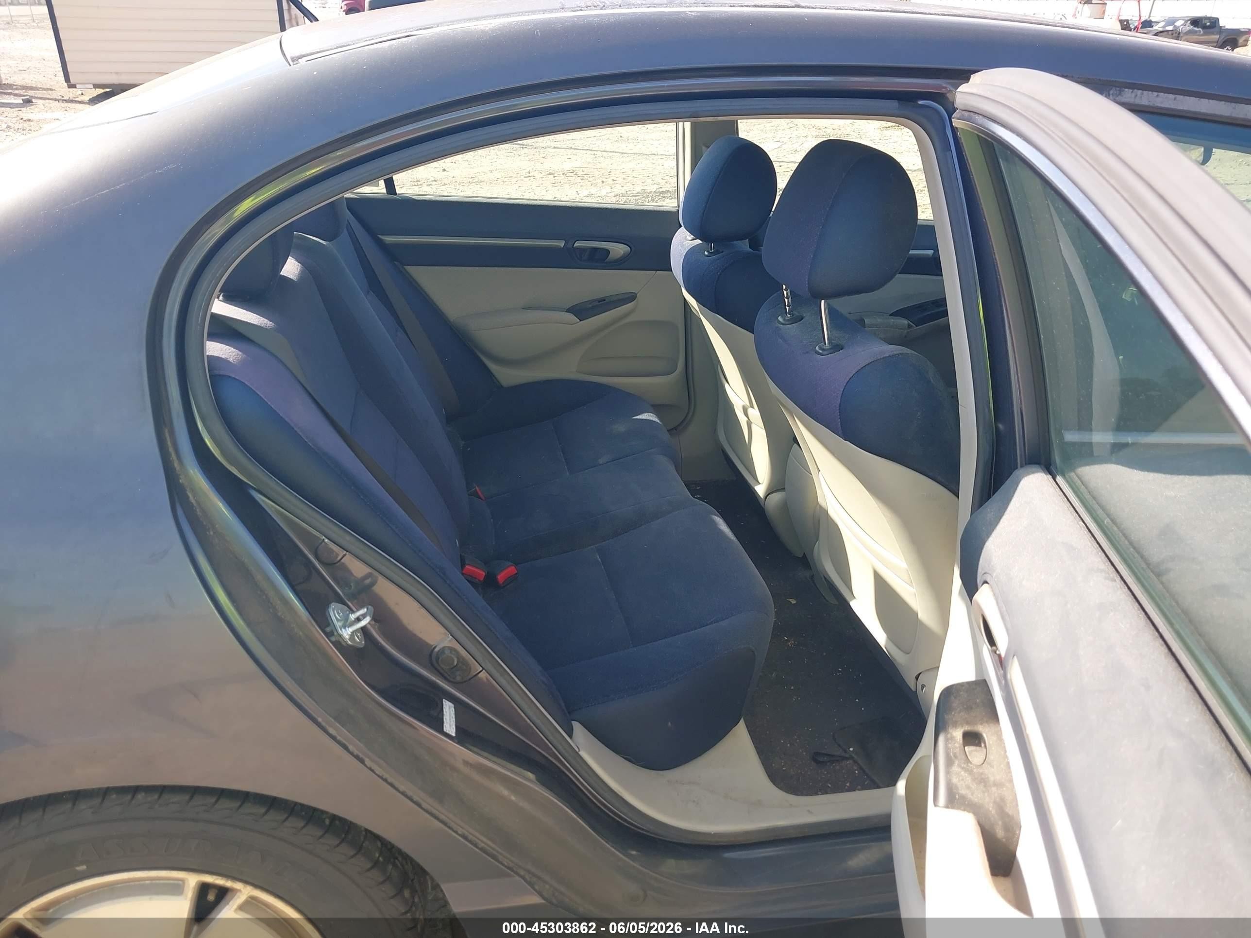 2006 Honda Civic Hybrid   Blue vin: JHMFA36256S027966