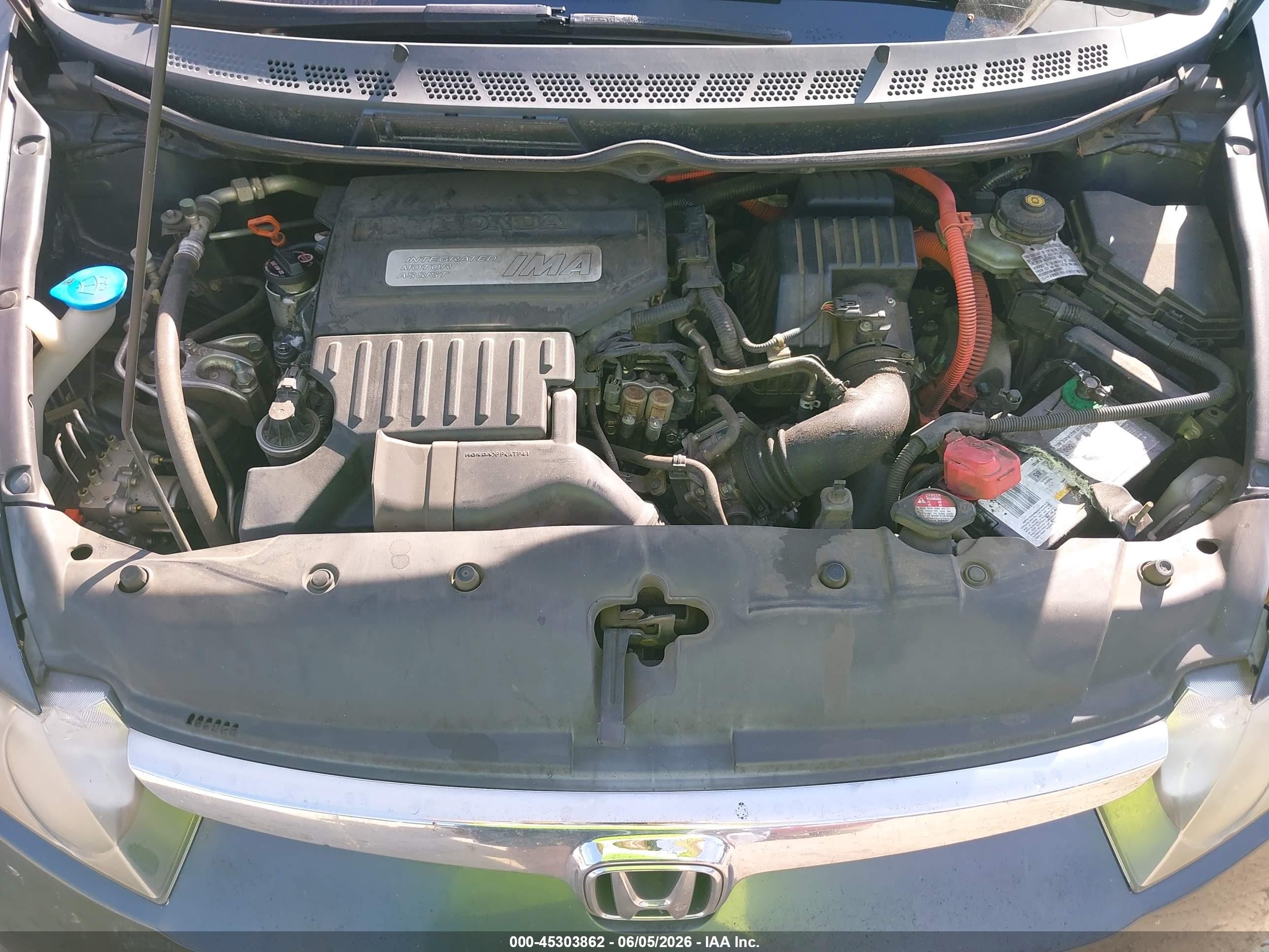 2006 Honda Civic Hybrid   Blue vin: JHMFA36256S027966