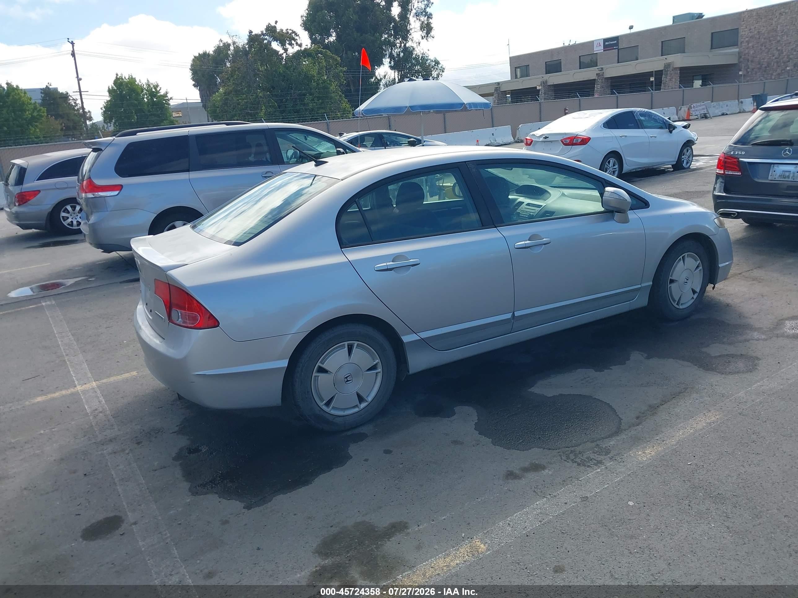 2006 Honda Civic Hybrid   Silver vin: JHMFA36256S029541
