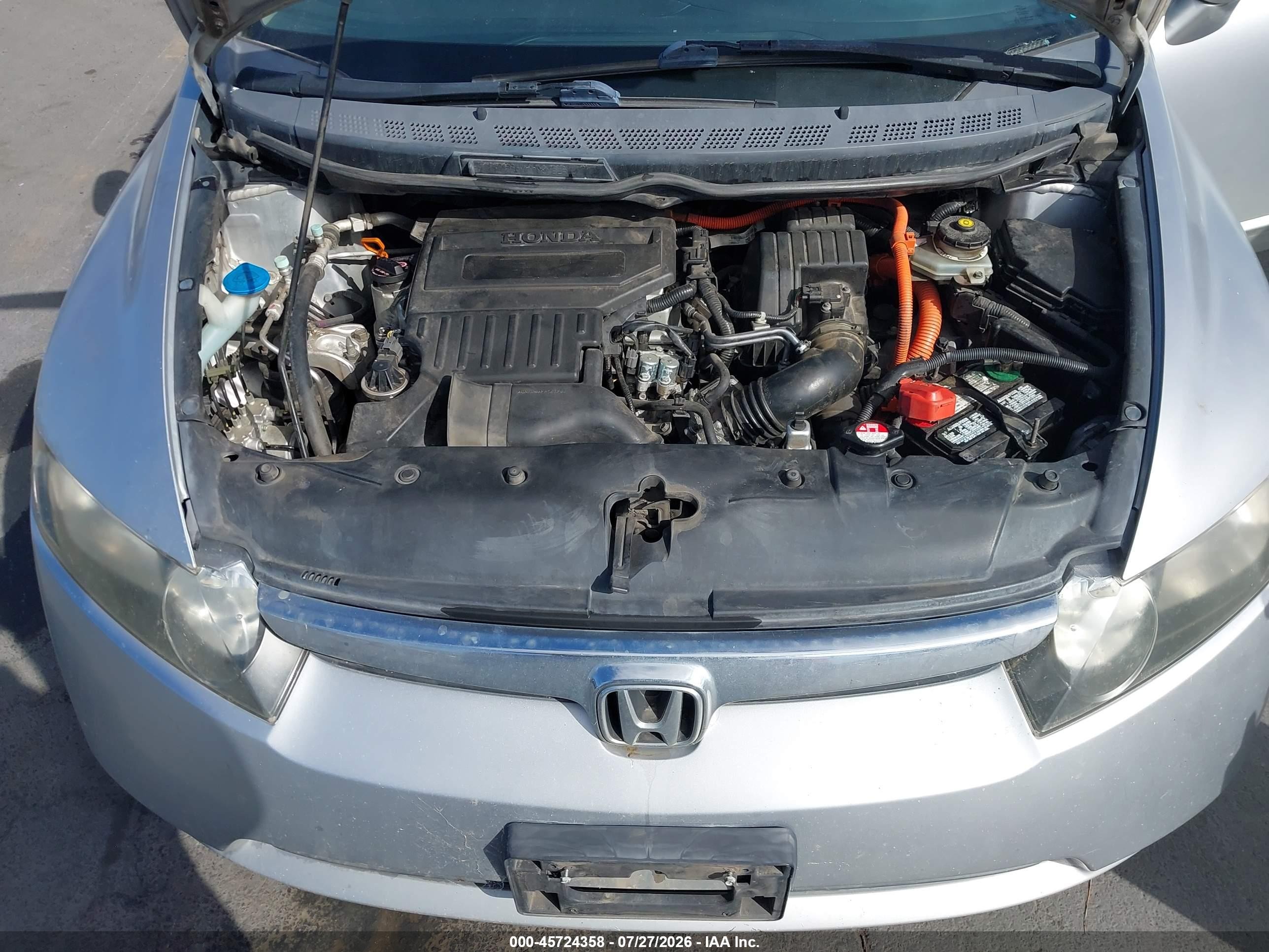 2006 Honda Civic Hybrid   Silver vin: JHMFA36256S029541