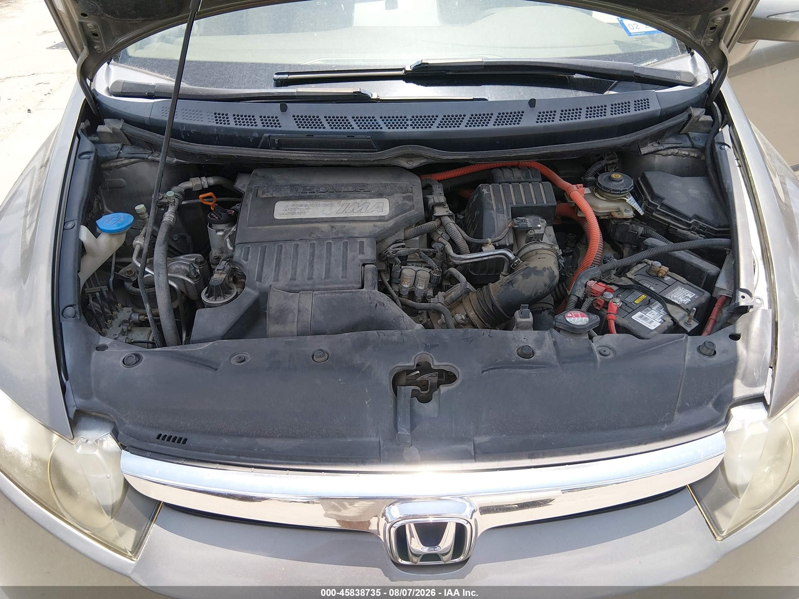 2007 Honda Civic Hybrid   Brown vin: JHMFA36257S015057