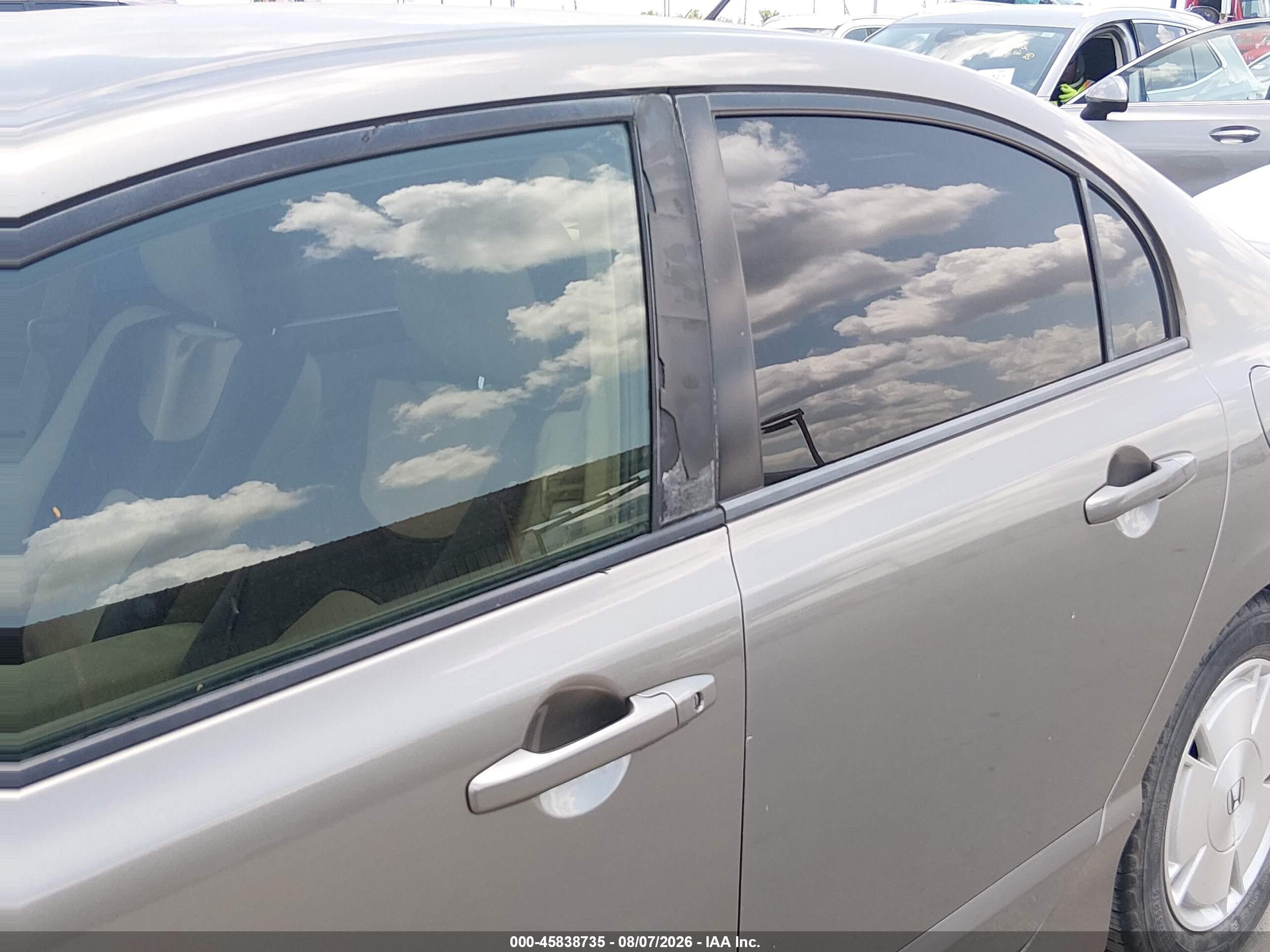 2007 Honda Civic Hybrid   Brown vin: JHMFA36257S015057