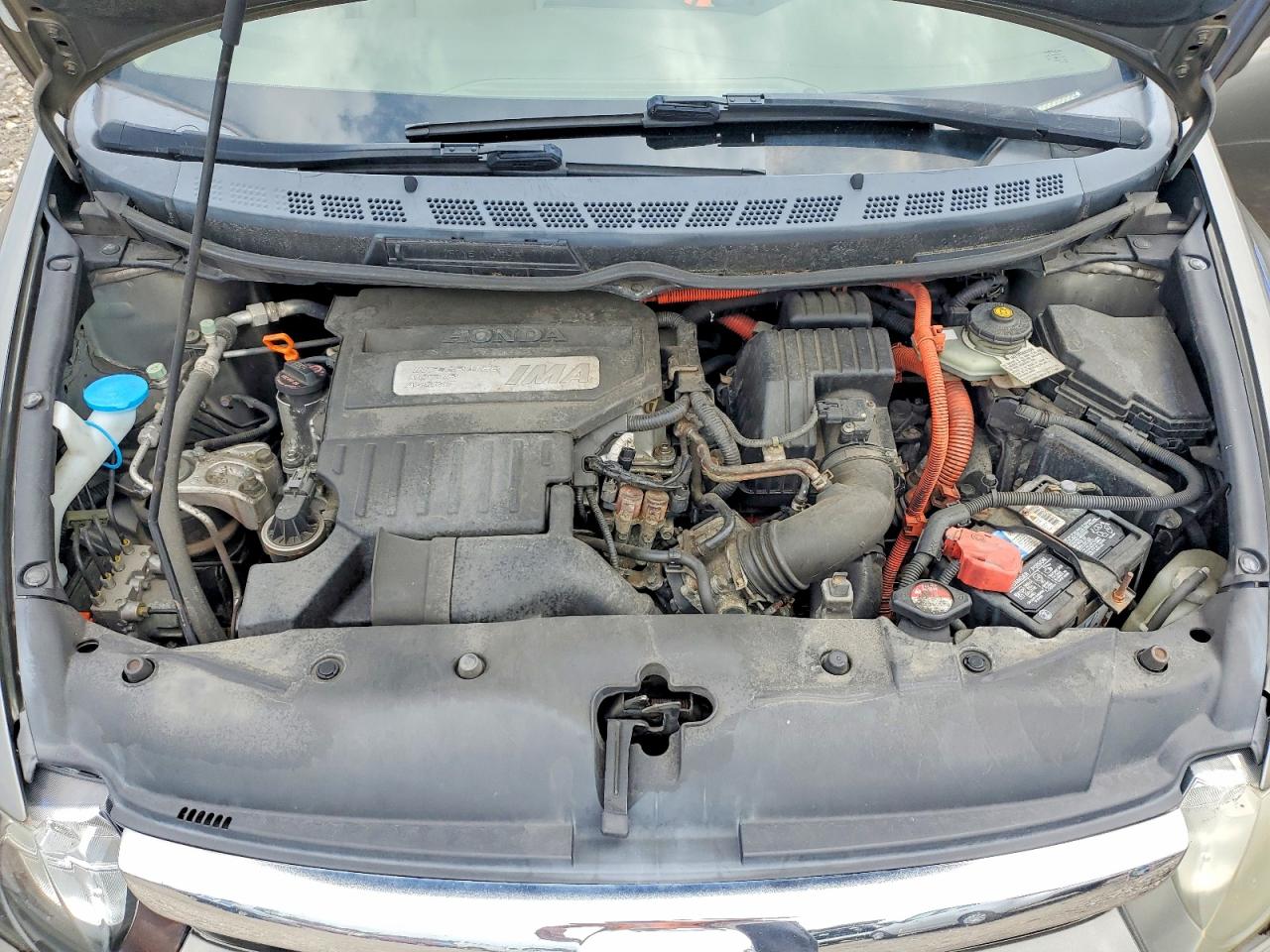 2007 Honda Civic Hybrid Gray vin: JHMFA36257S018766