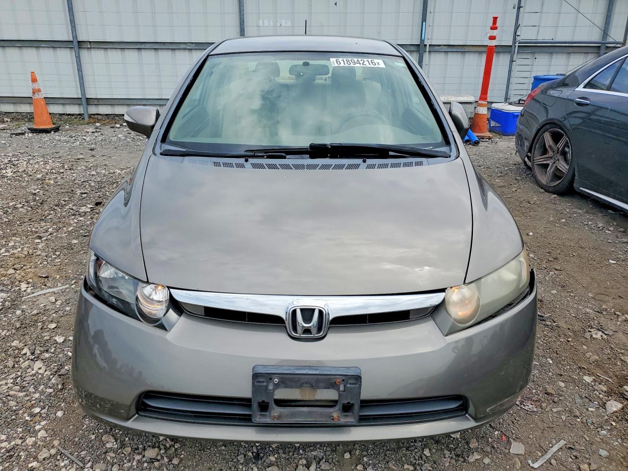 2007 Honda Civic Hybrid Gray vin: JHMFA36257S018766
