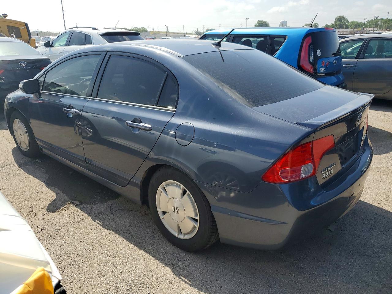 2007 Honda Civic Hybrid Blue vin: JHMFA36257S020095