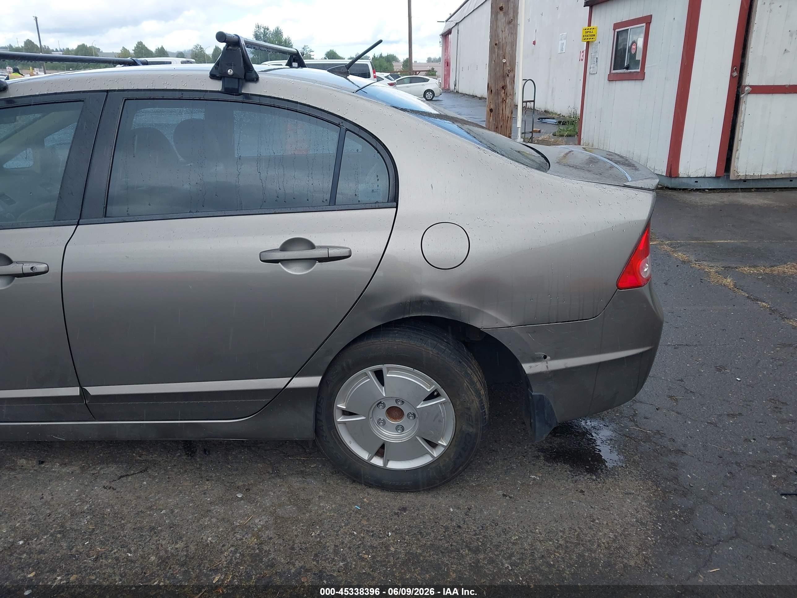 2008 Honda Civic Hybrid   Gray vin: JHMFA36258S003587
