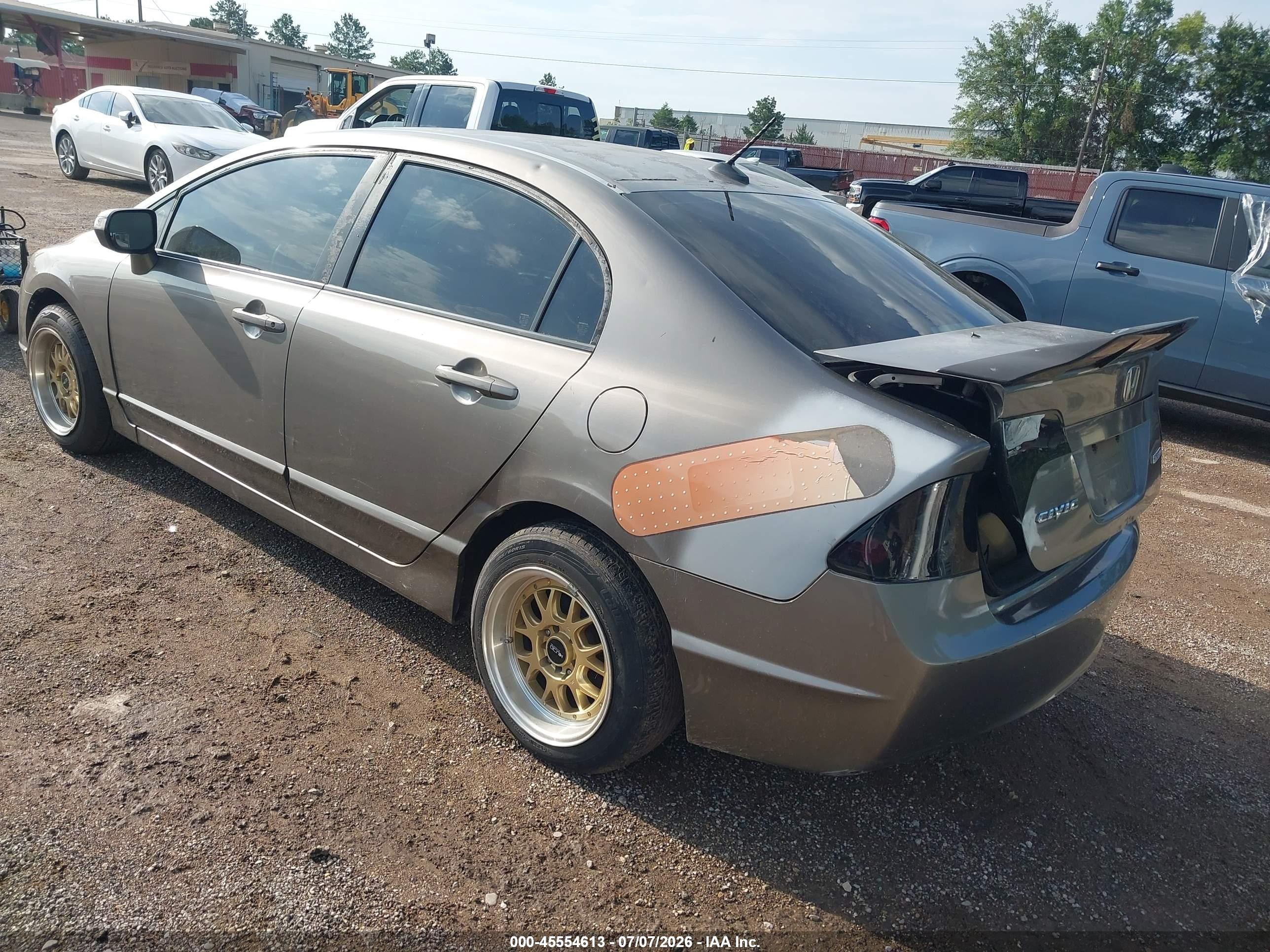 2008 Honda Civic Hybrid   Gray vin: JHMFA36258S012466