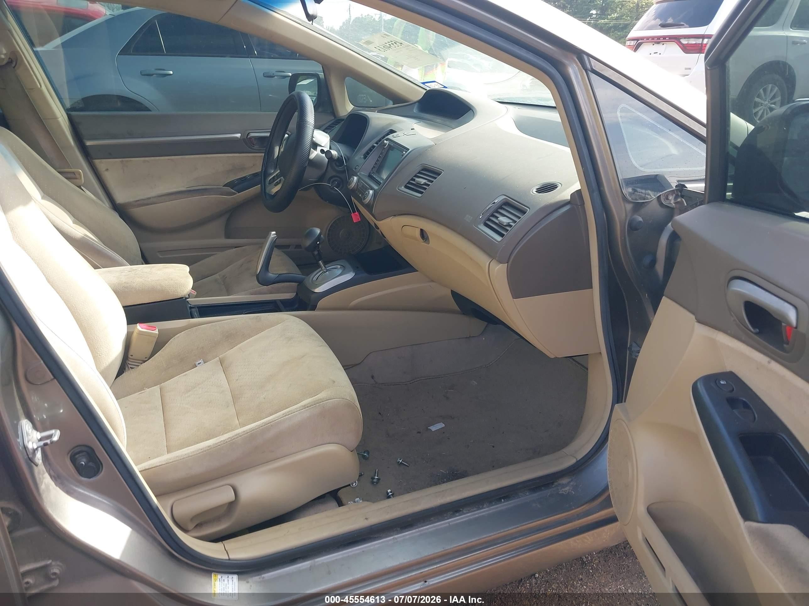2008 Honda Civic Hybrid   Gray vin: JHMFA36258S012466