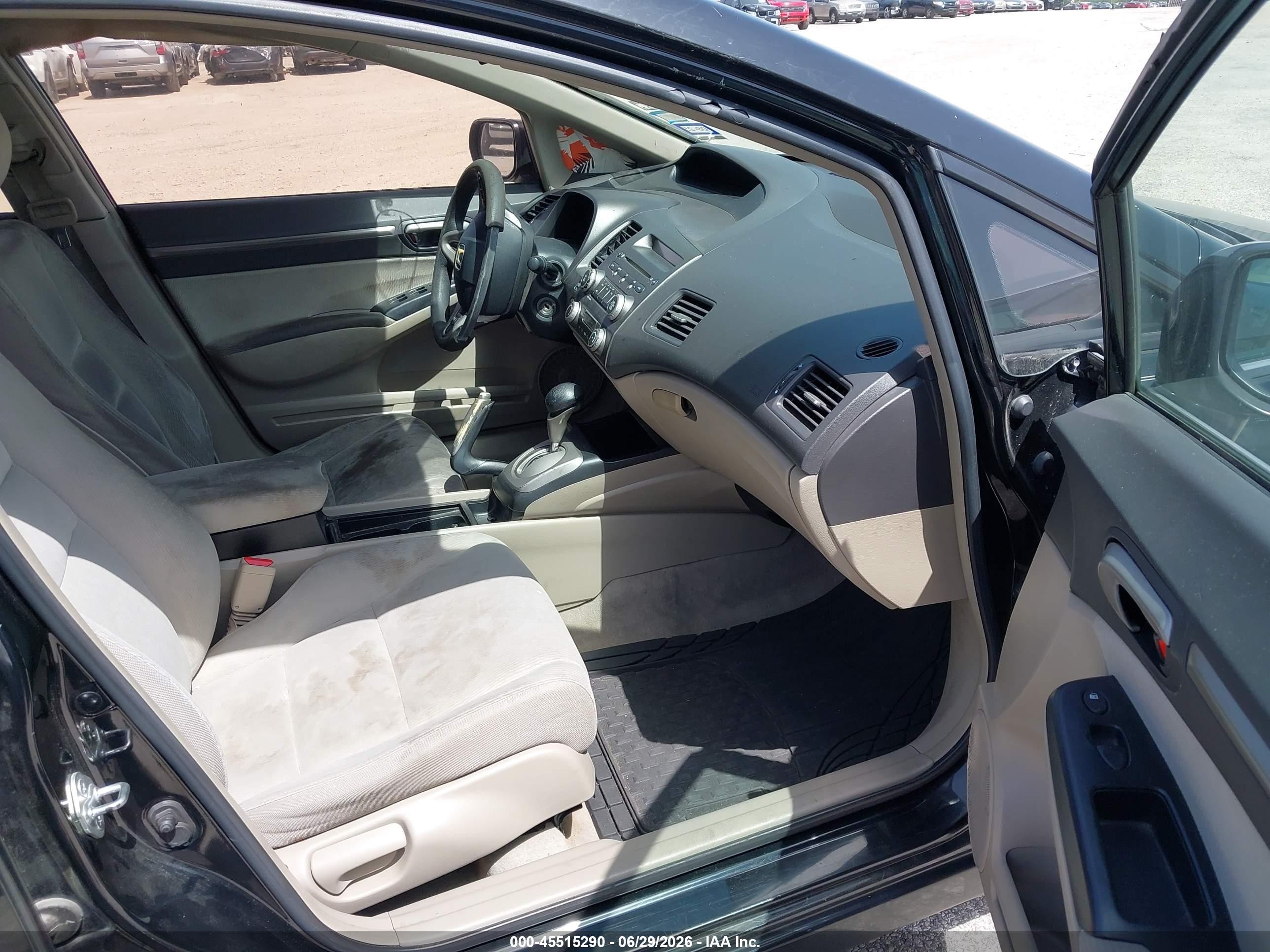 2009 Honda Civic Hybrid   Black vin: JHMFA36259S003459