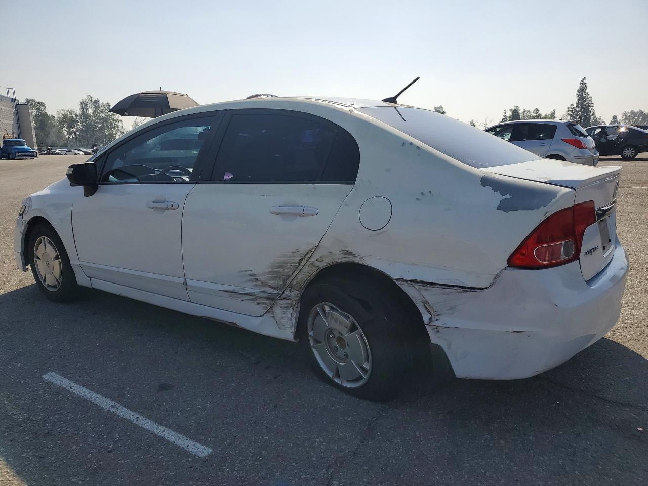2009 Honda Civic Hybrid White vin: JHMFA36259S010119