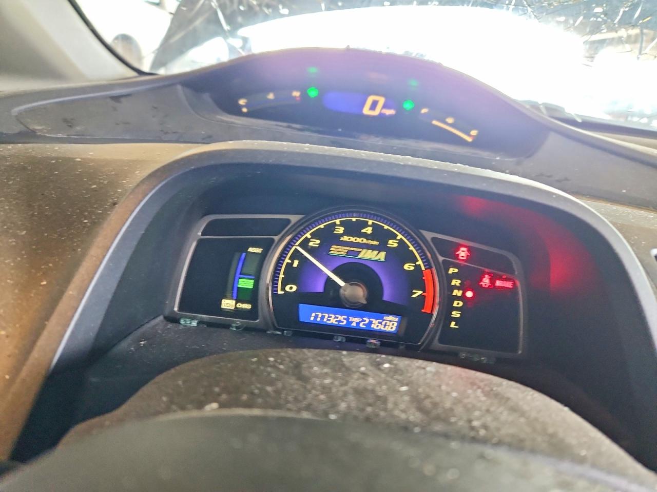 2006 Honda Civic Hybrid Gray vin: JHMFA36266S005040