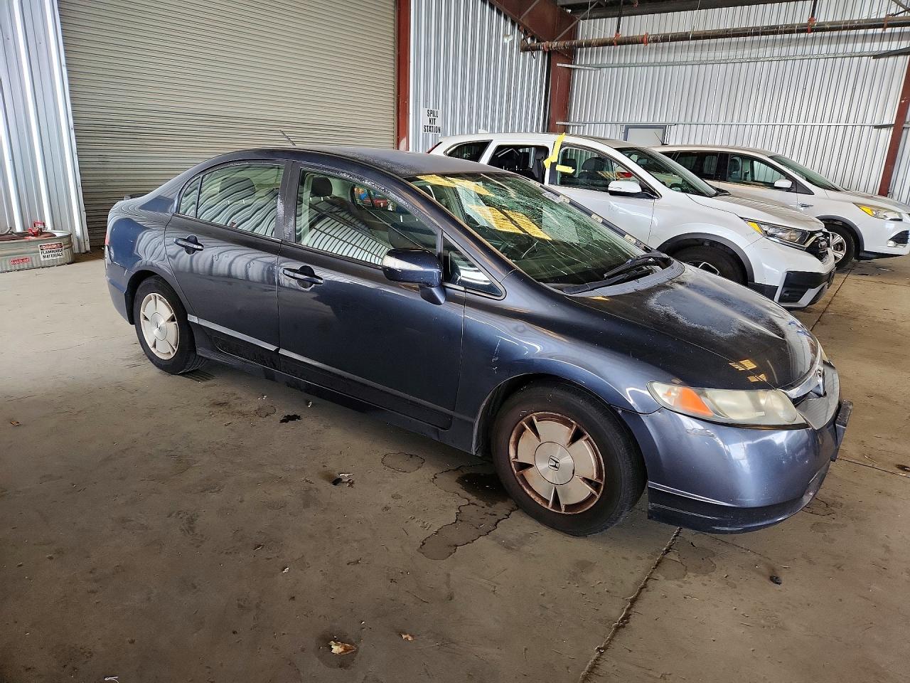 2006 Honda Civic Hybrid Gray vin: JHMFA36266S005040