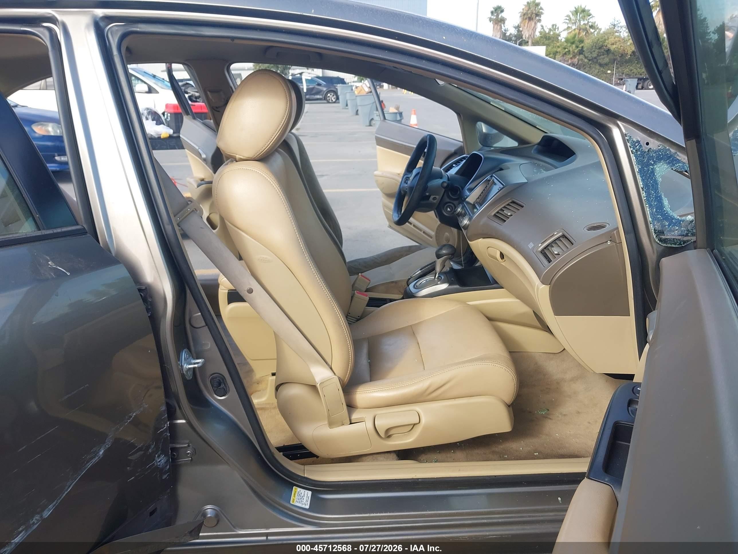 2006 Honda Civic Hybrid   Dark Brown vin: JHMFA36266S008441