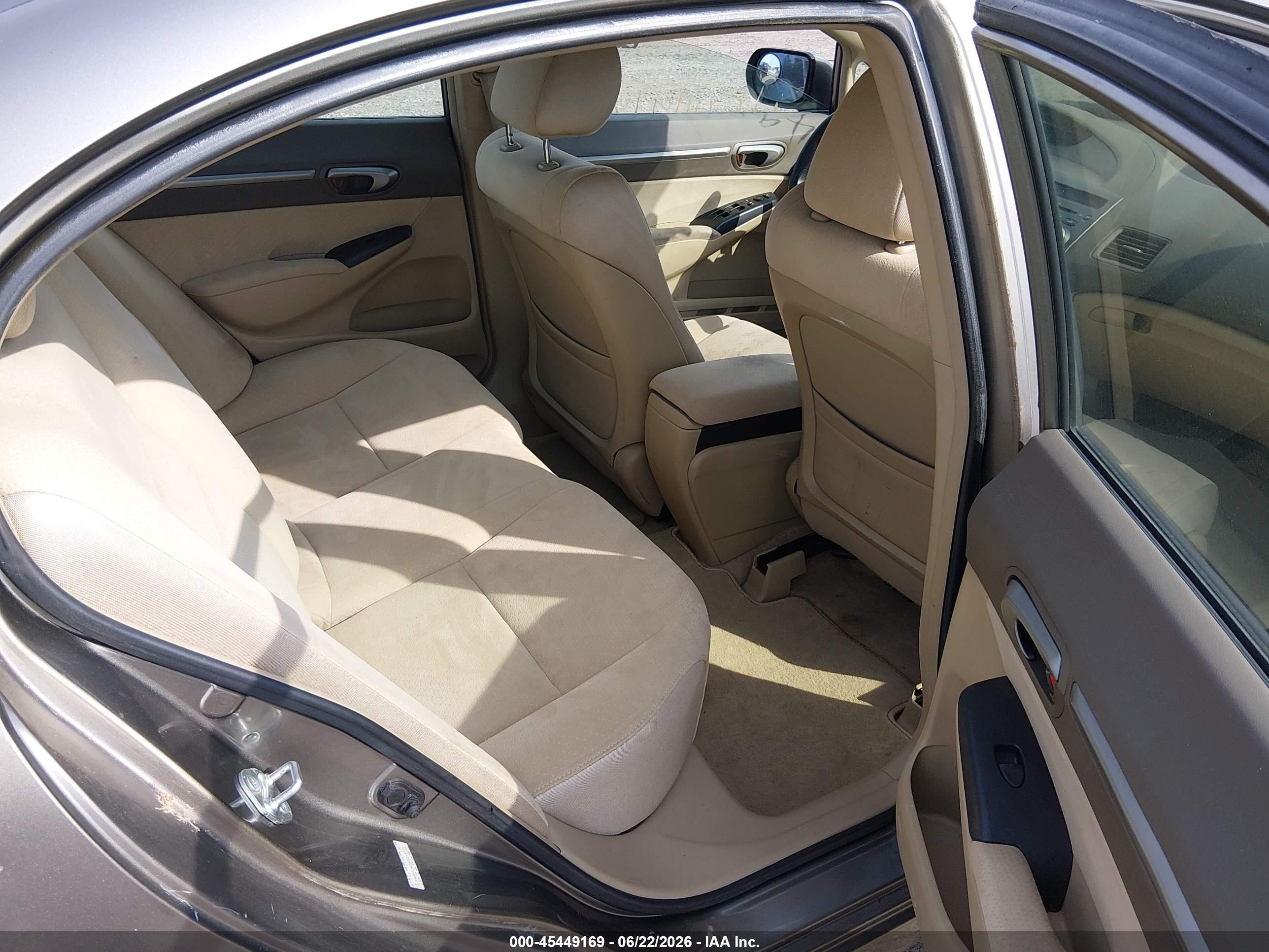 2006 Honda Civic Hybrid   Gray vin: JHMFA36266S011713