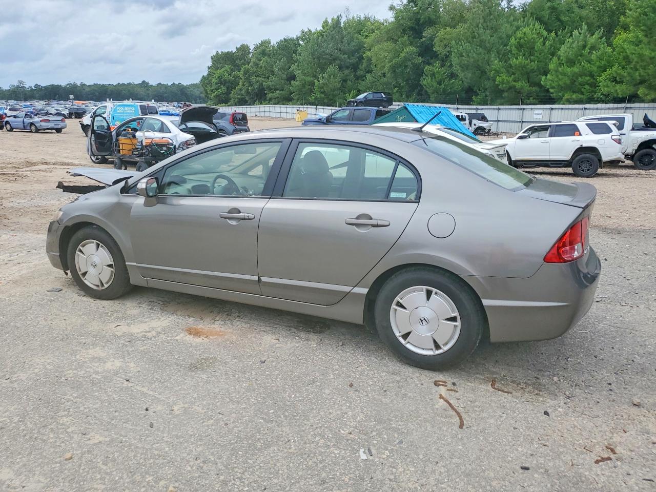 2006 Honda Civic Hybrid Brown vin: JHMFA36266S017298