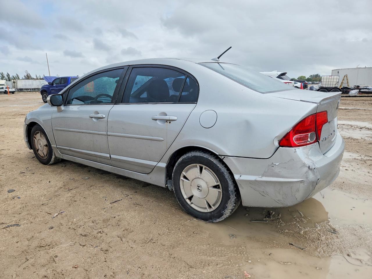 2006 Honda Civic Hybrid Silver vin: JHMFA36266S025823