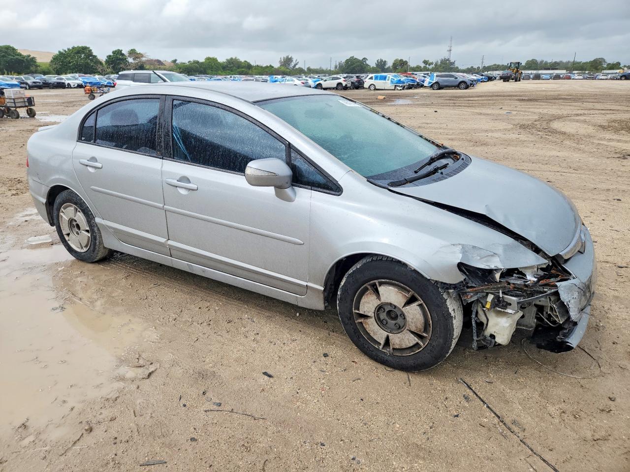 2006 Honda Civic Hybrid Silver vin: JHMFA36266S025823