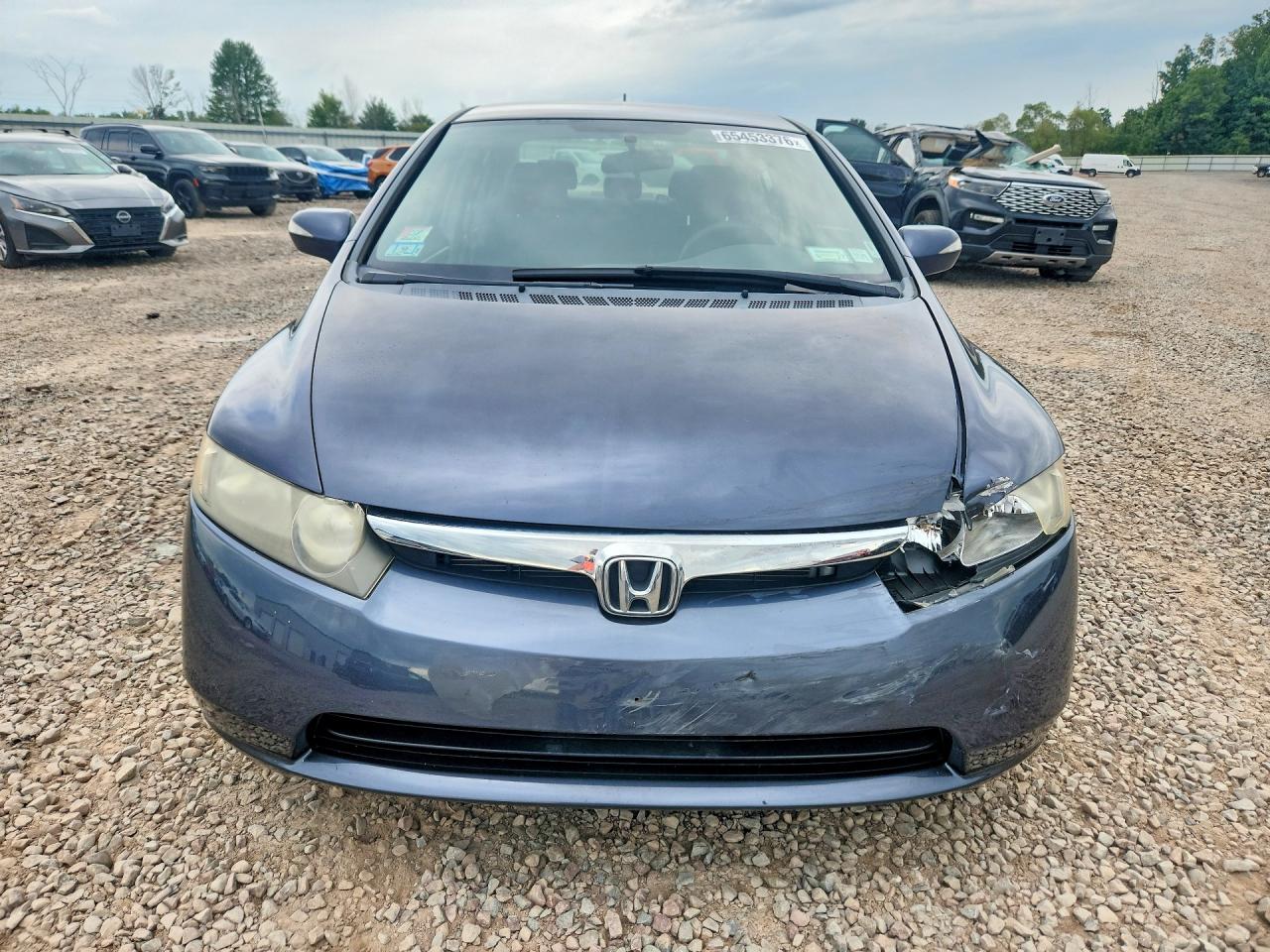 2006 Honda Civic Hybrid Blue vin: JHMFA36266S028026