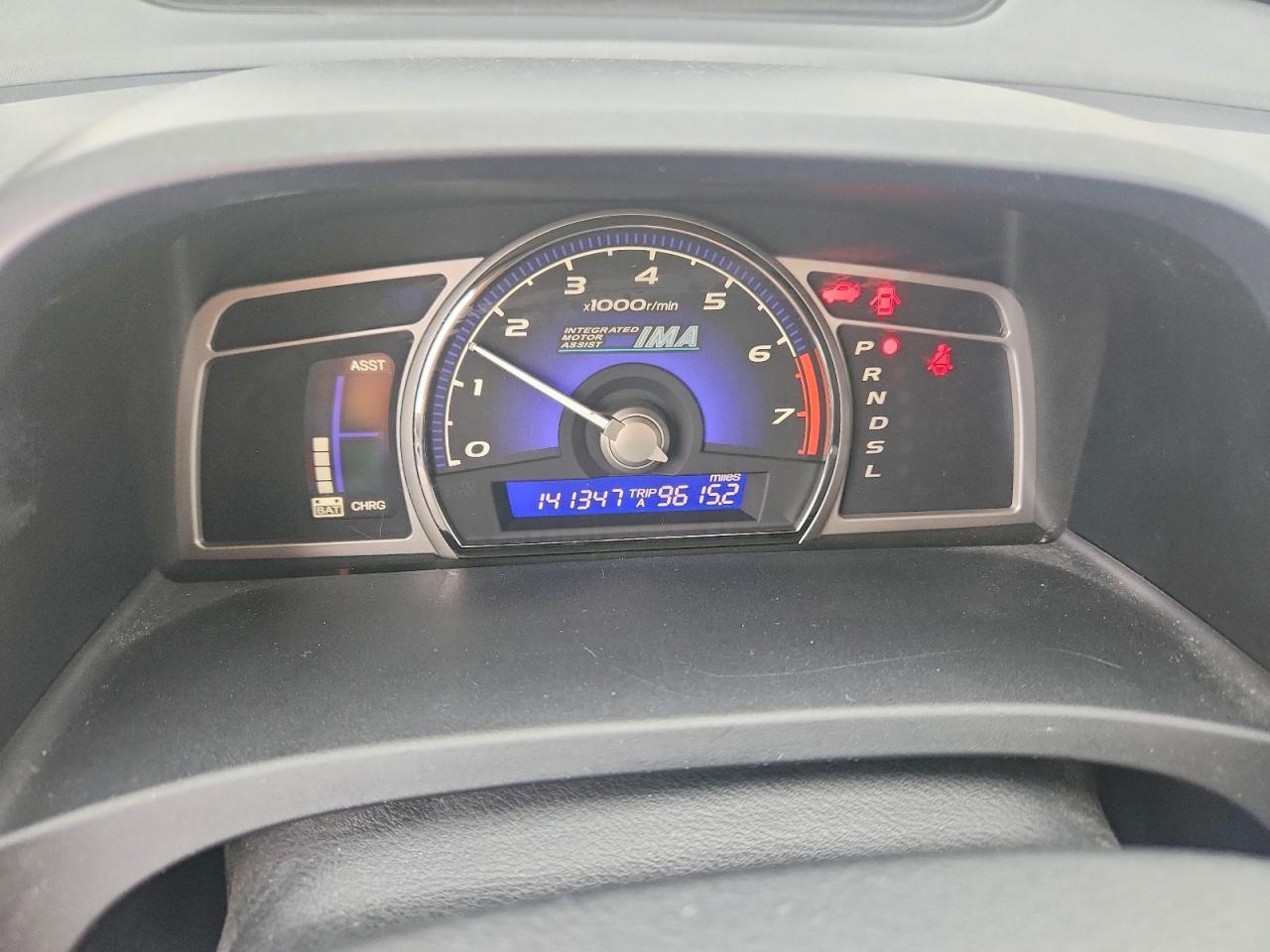 2006 Honda Civic Hybrid Blue vin: JHMFA36266S028026