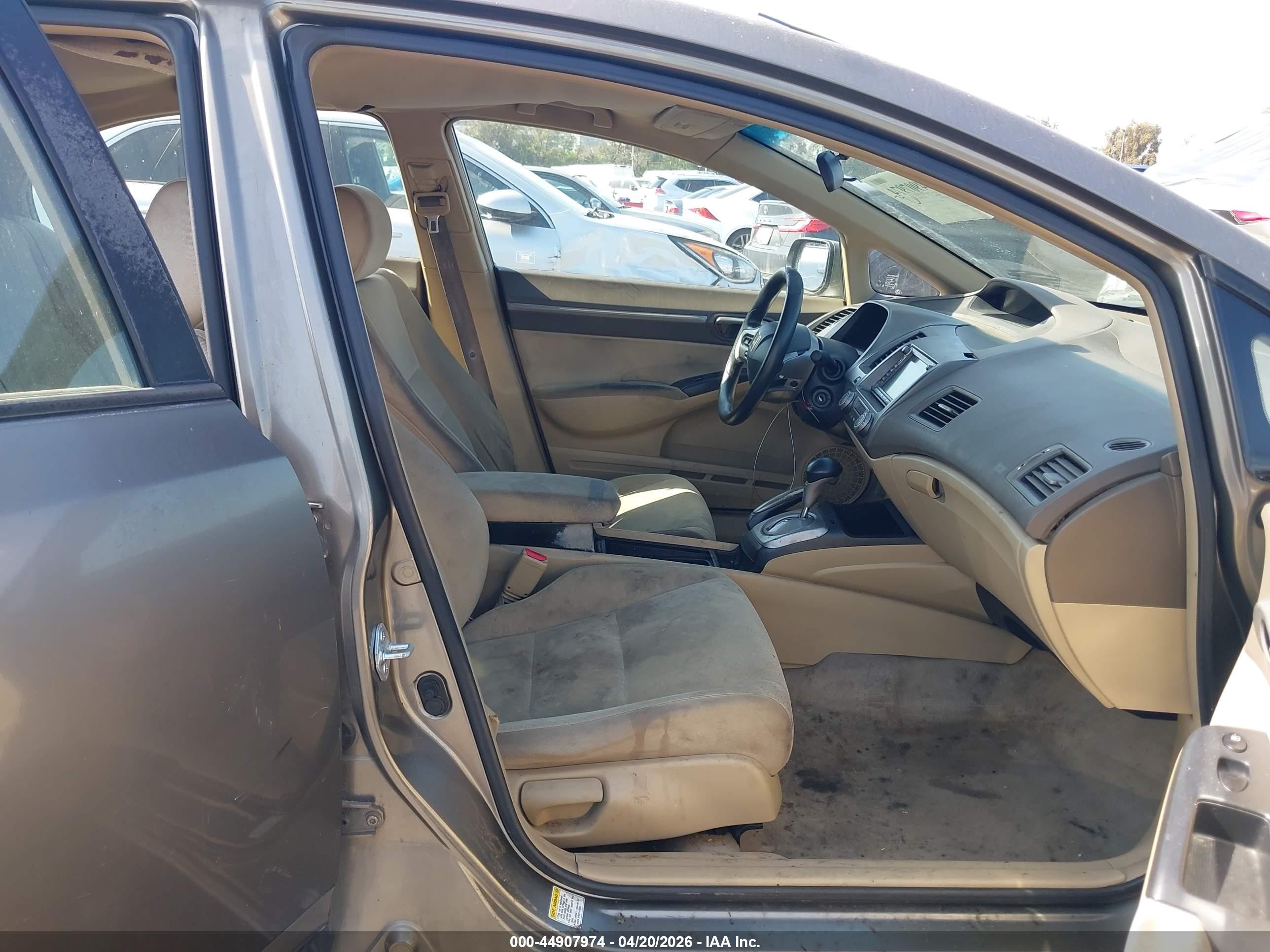 2007 Honda Civic Hybrid   Gray vin: JHMFA36267S005976