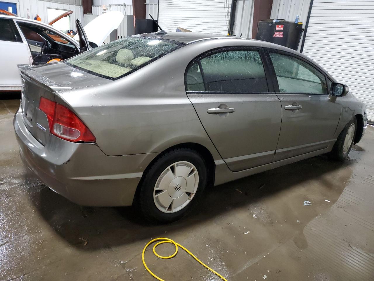 2007 Honda Civic Hybrid Brown vin: JHMFA36267S009736