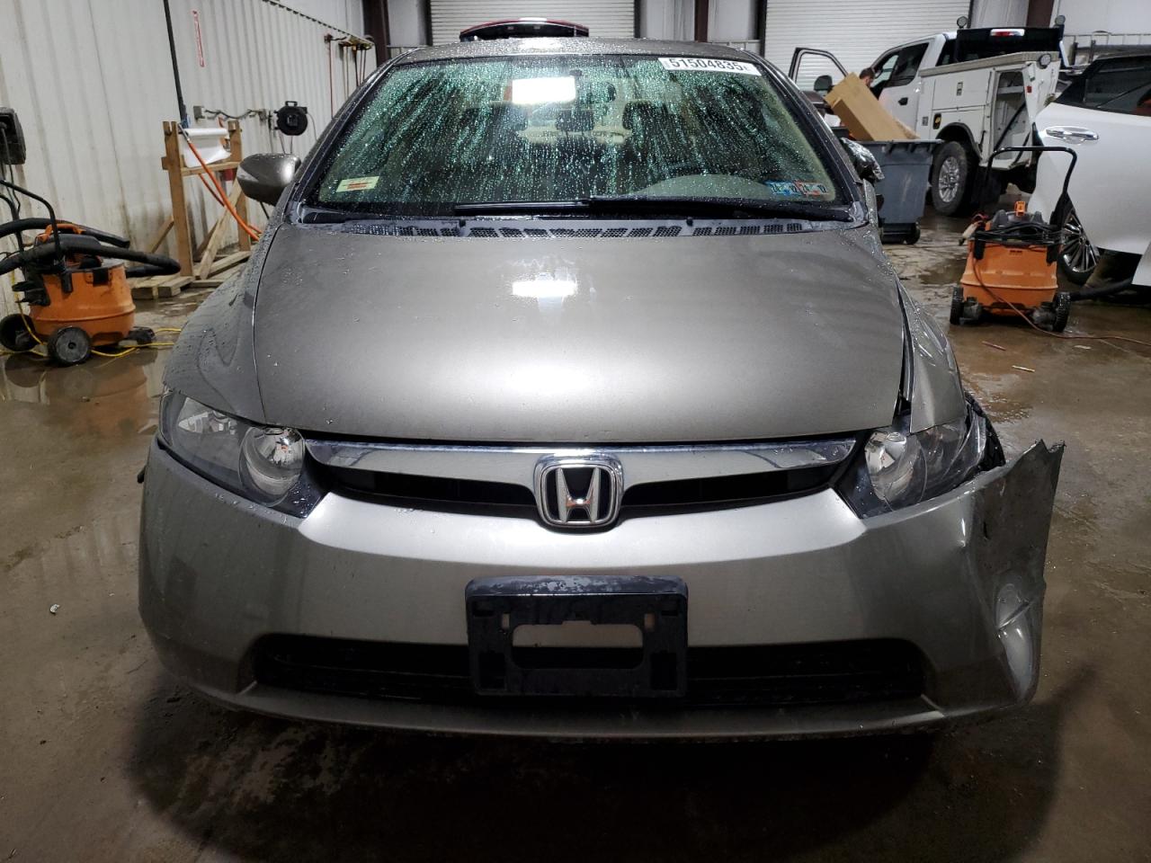 2007 Honda Civic Hybrid Brown vin: JHMFA36267S009736