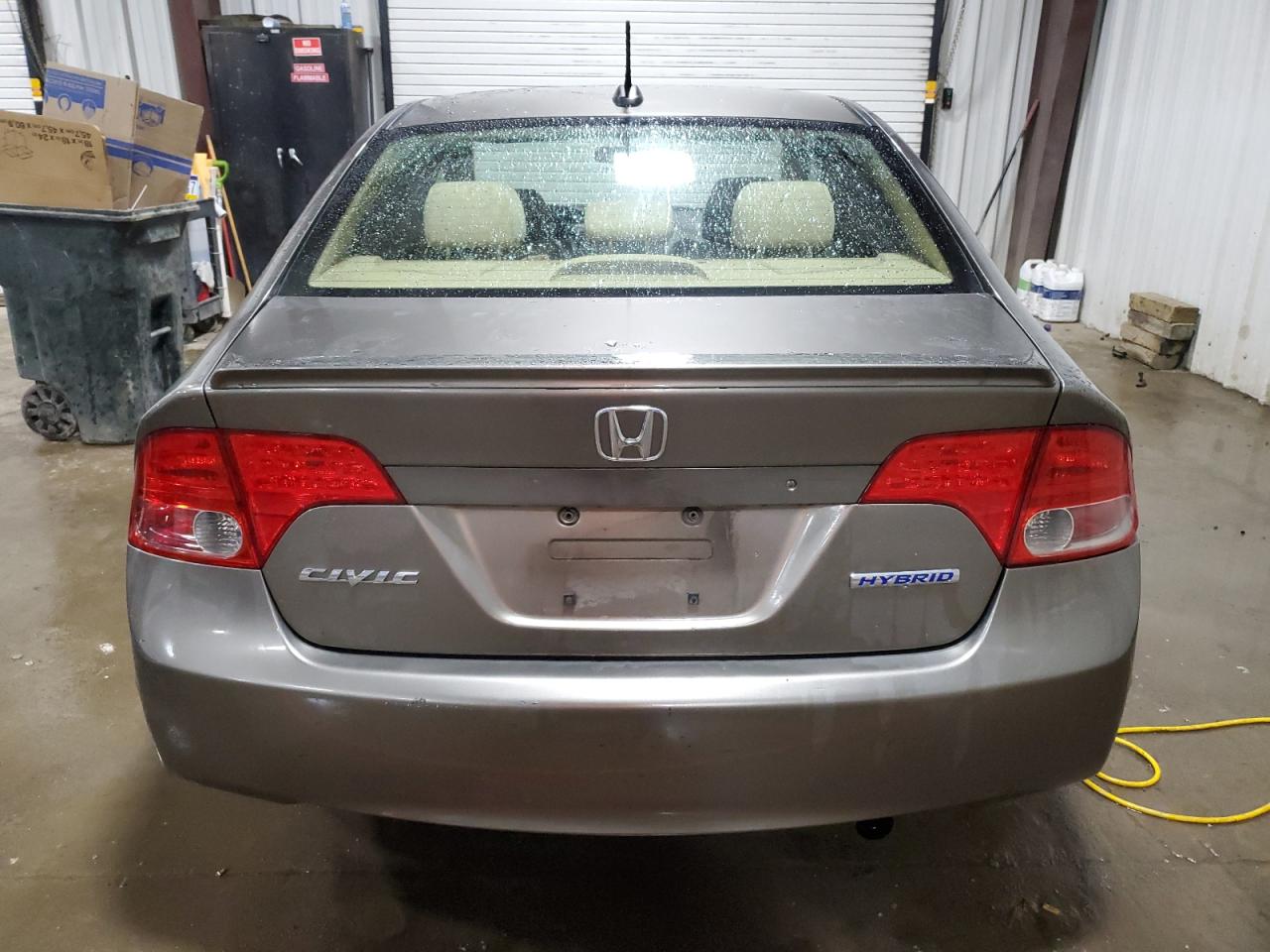 2007 Honda Civic Hybrid Brown vin: JHMFA36267S009736