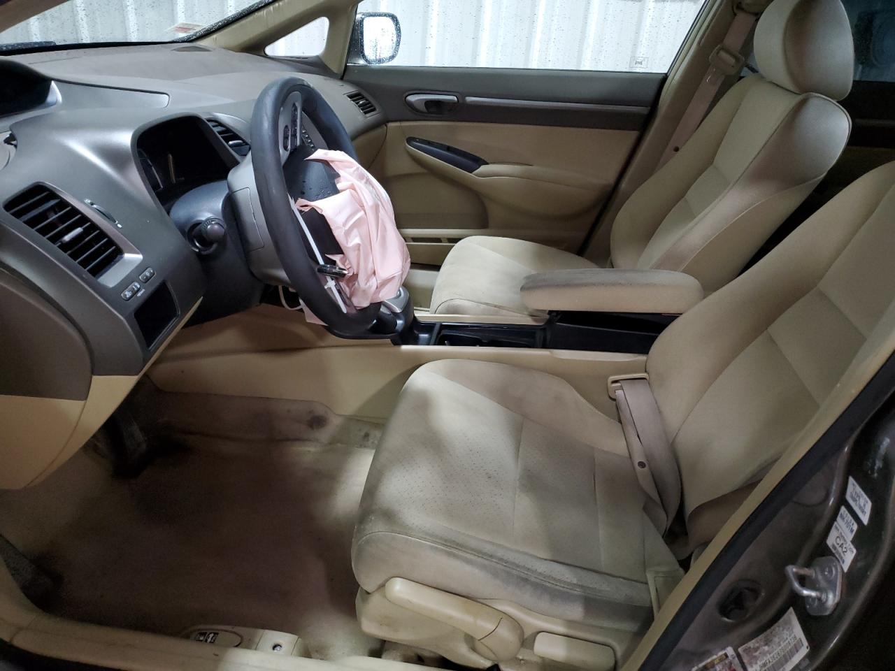 2007 Honda Civic Hybrid Brown vin: JHMFA36267S009736