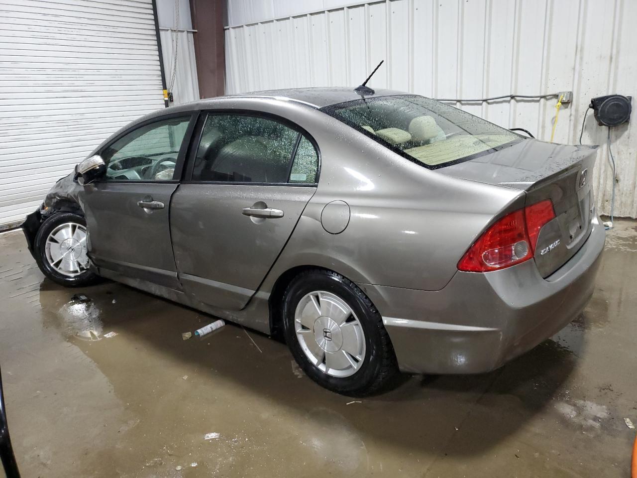 2007 Honda Civic Hybrid Brown vin: JHMFA36267S009736