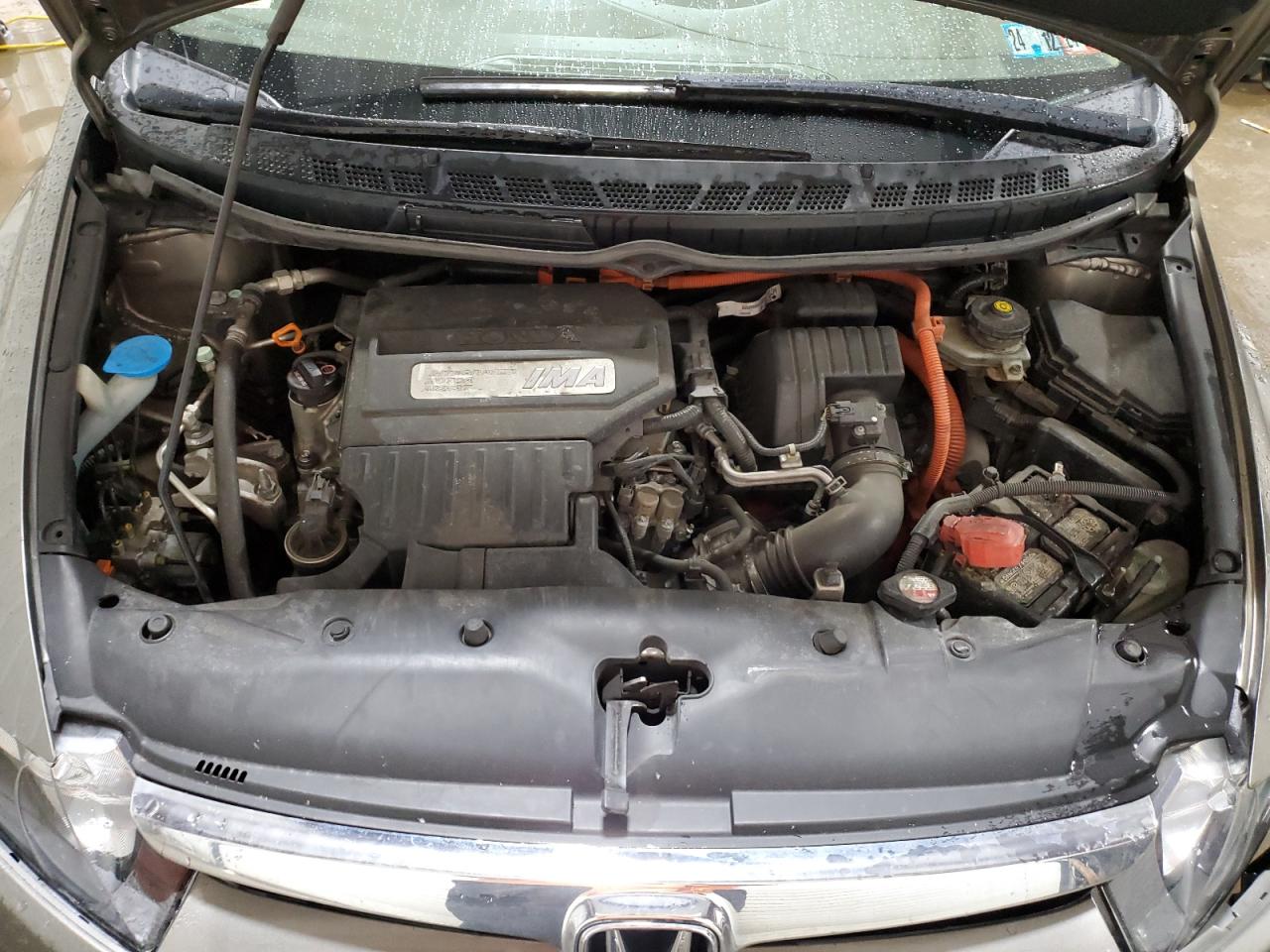 2007 Honda Civic Hybrid Brown vin: JHMFA36267S009736