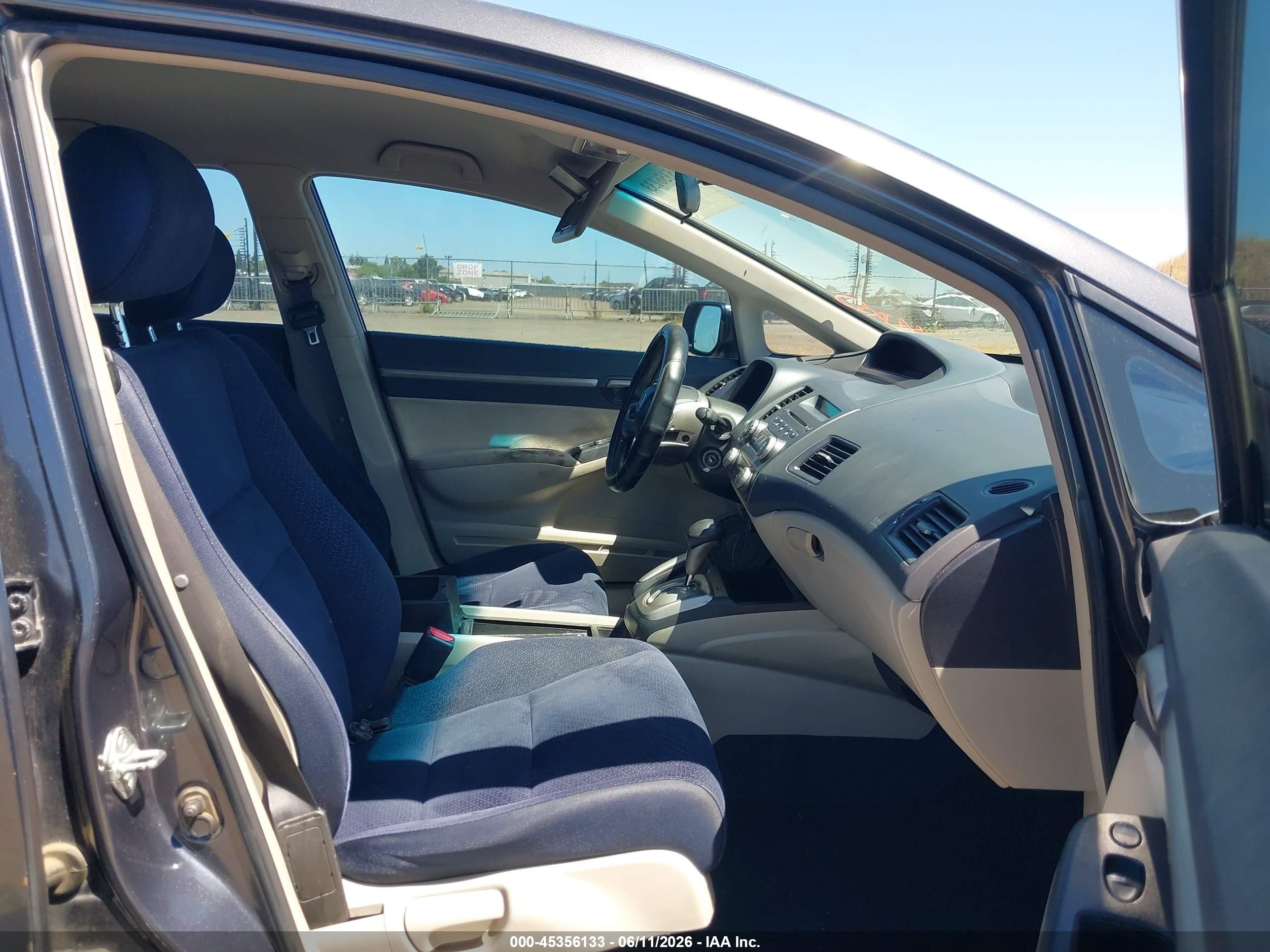2008 Honda Civic Hybrid   Gray vin: JHMFA36268S000116
