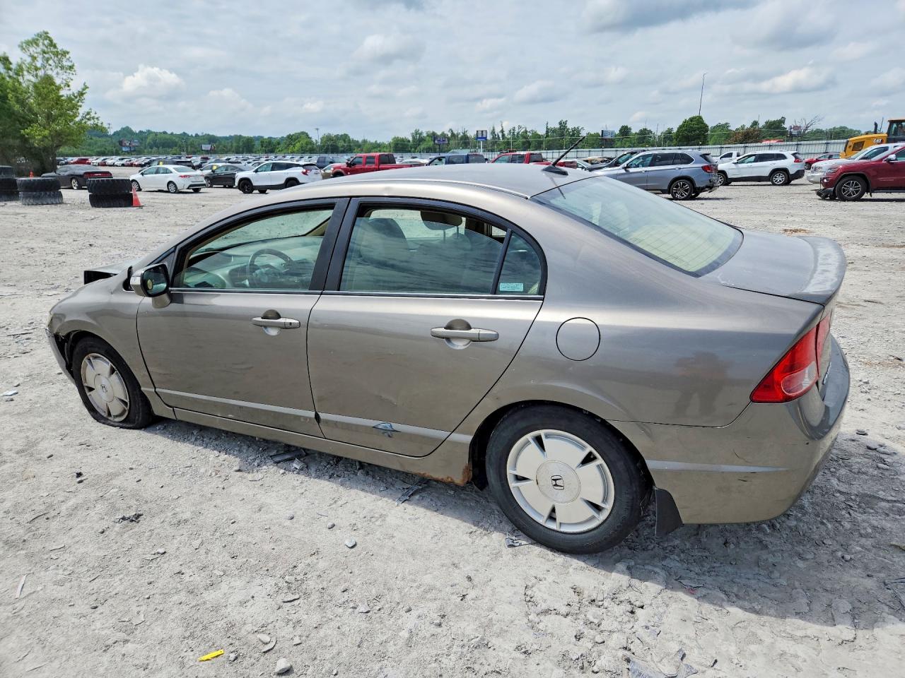 2008 Honda Civic Hybrid Tan vin: JHMFA36268S010421