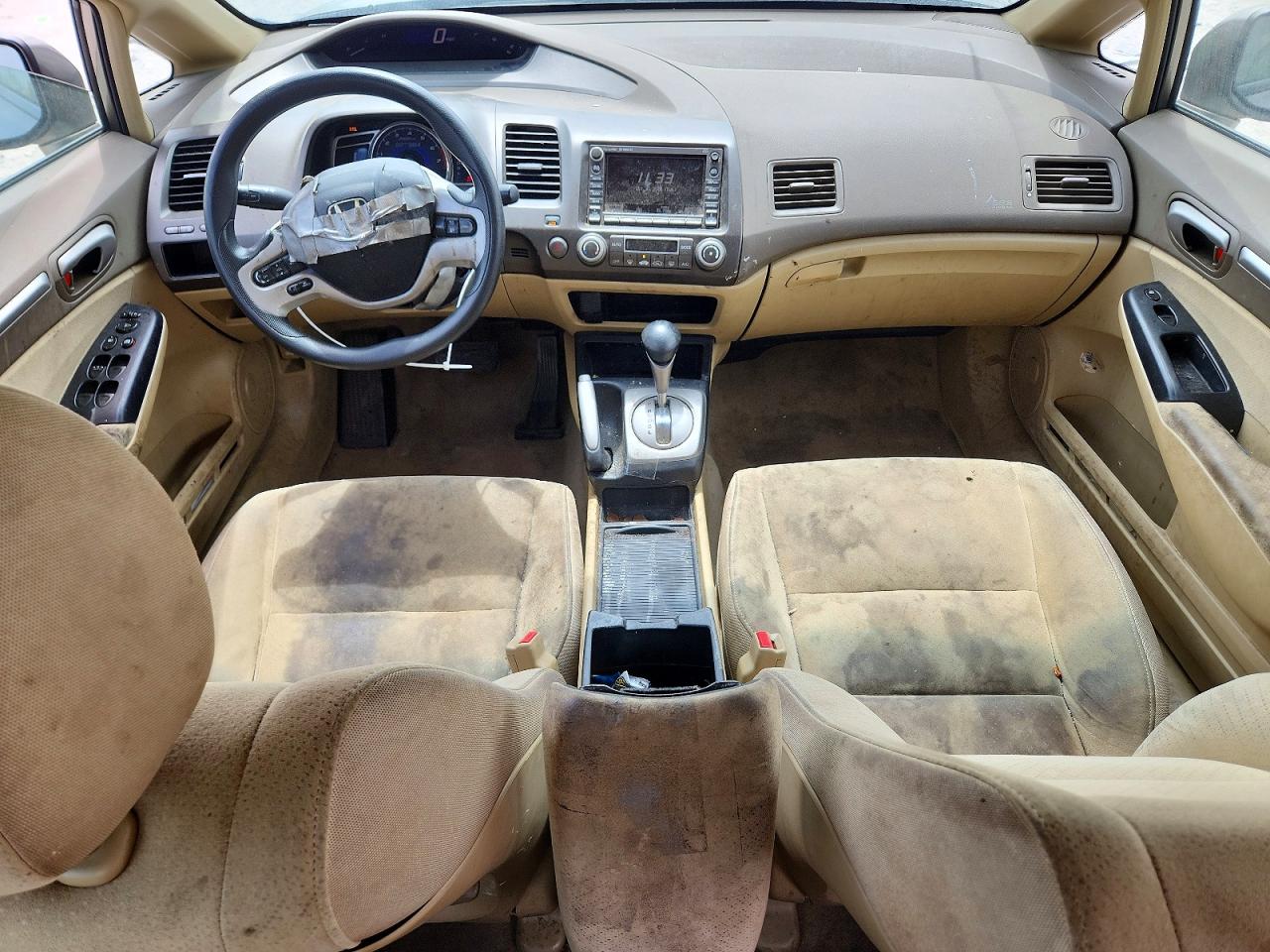 2008 Honda Civic Hybrid Tan vin: JHMFA36268S010421
