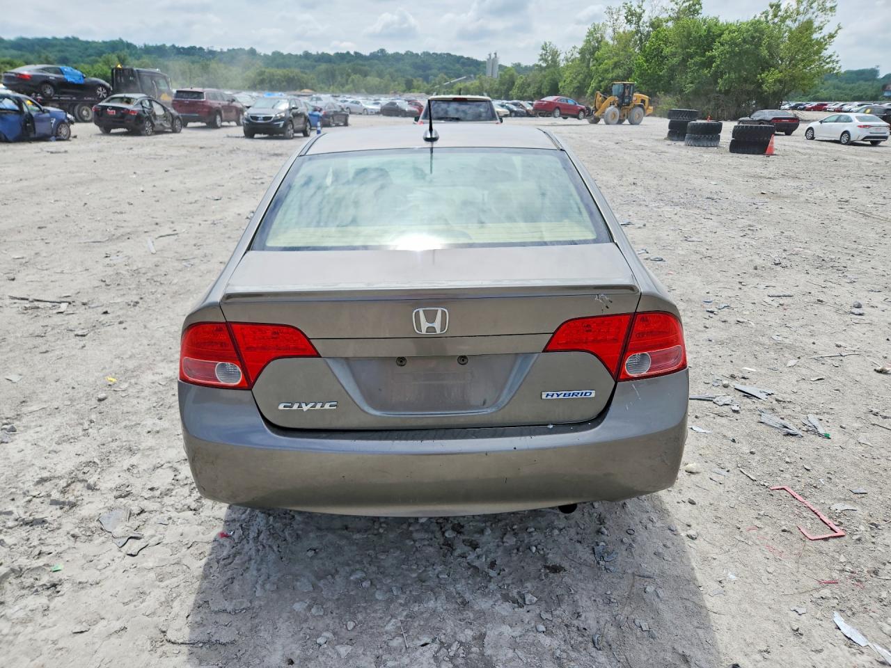 2008 Honda Civic Hybrid Tan vin: JHMFA36268S010421