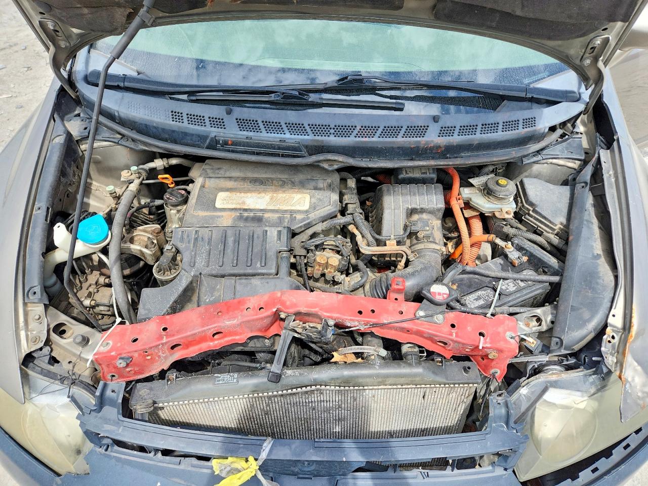 2008 Honda Civic Hybrid Tan vin: JHMFA36268S010421