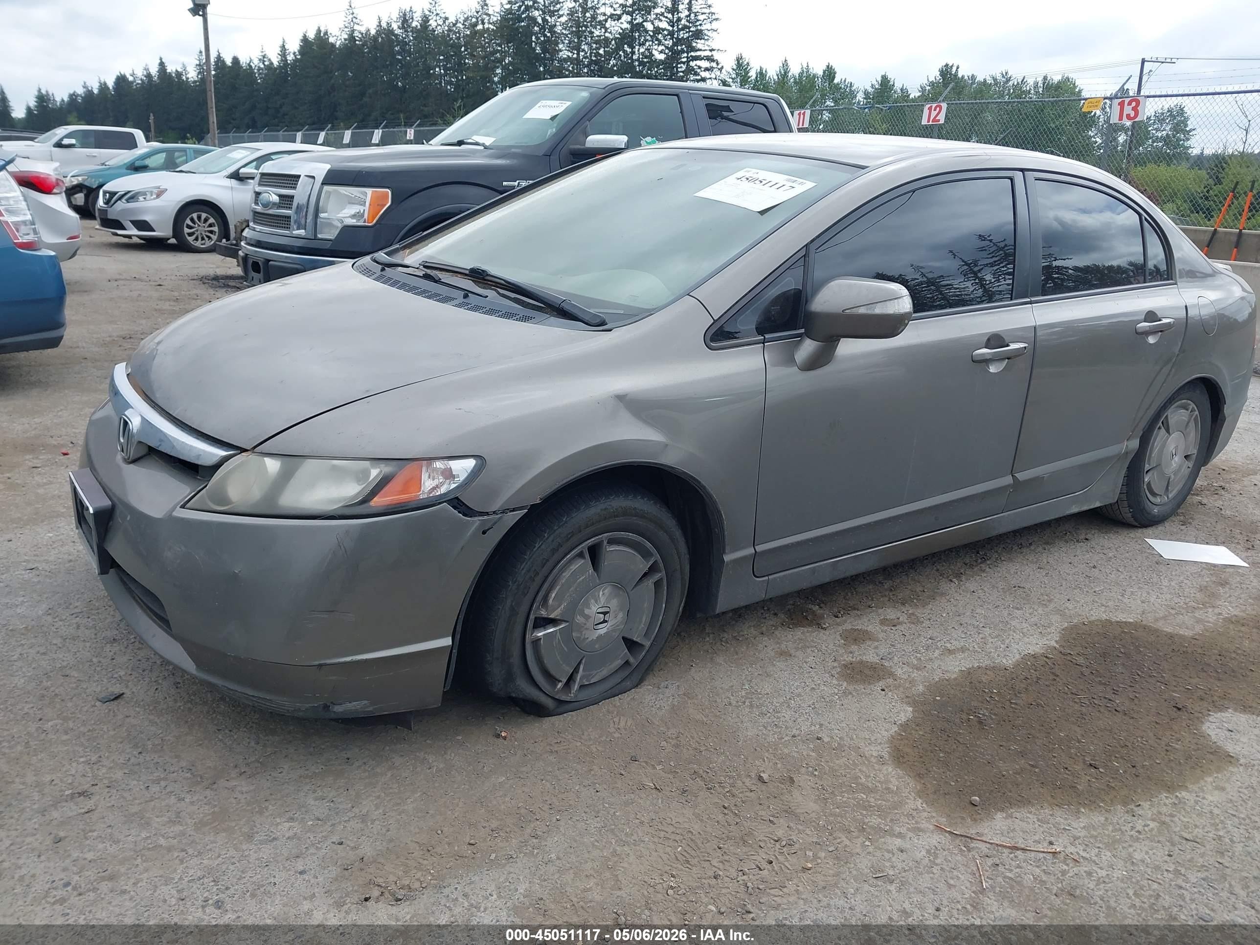 2008 Honda Civic Hybrid   Pewter vin: JHMFA36268S010838