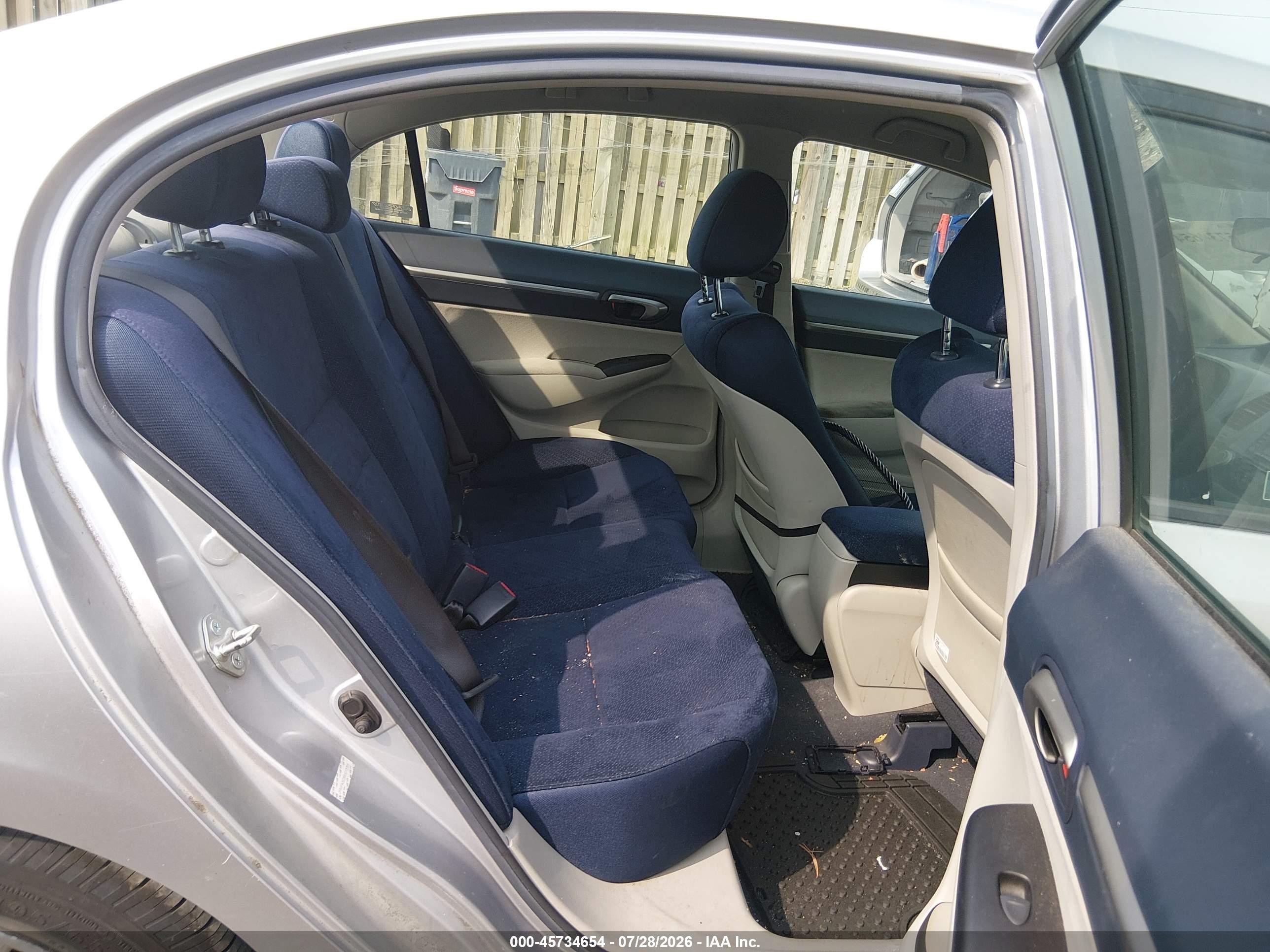 2008 Honda Civic Hybrid   Silver vin: JHMFA36268S013755