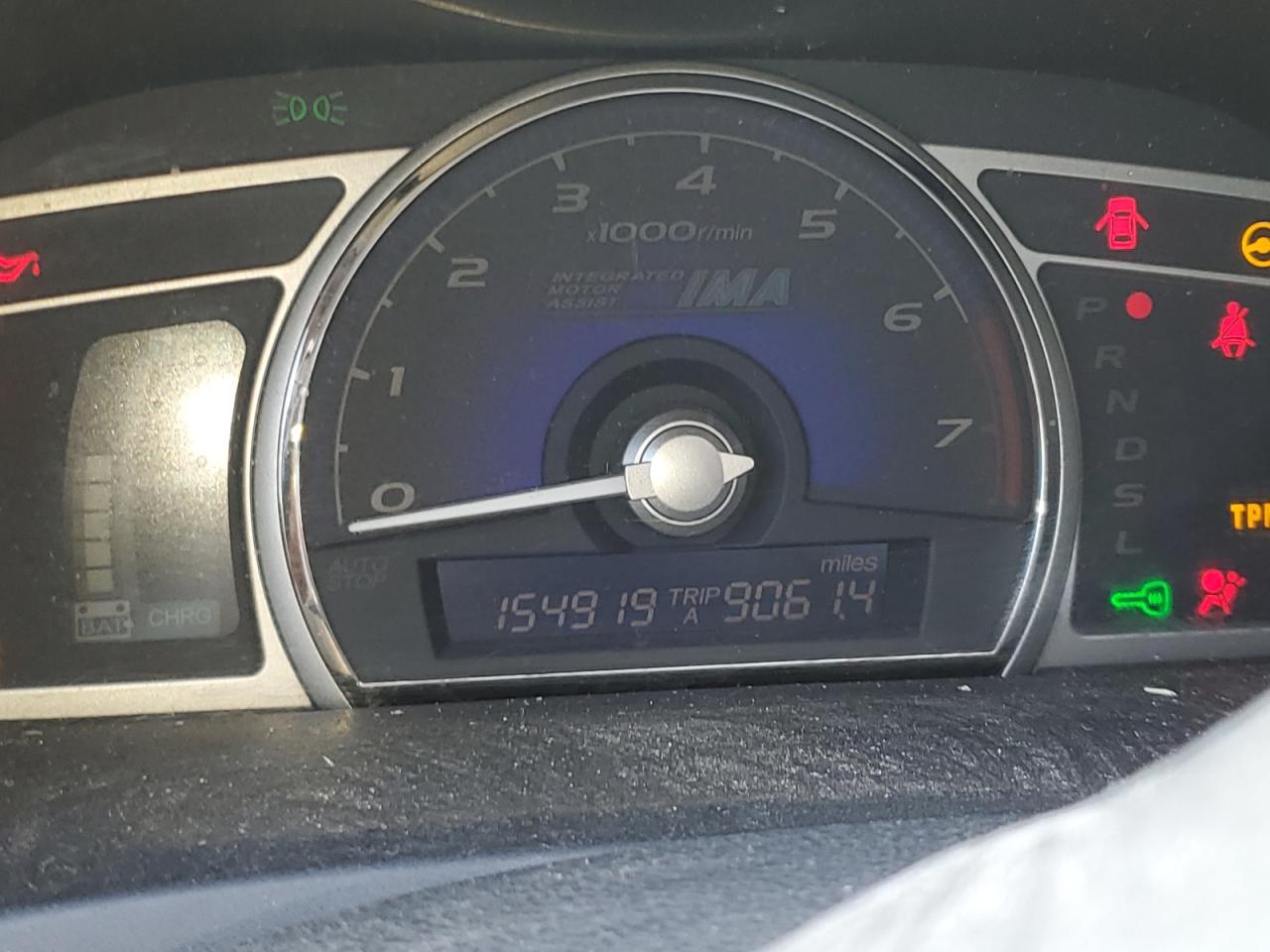 2008 Honda Civic Hybrid Blue vin: JHMFA36268S028059
