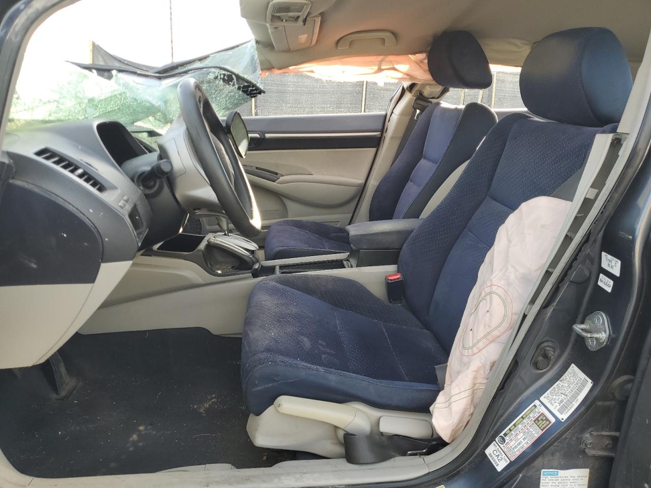 2008 Honda Civic Hybrid Blue vin: JHMFA36268S028059