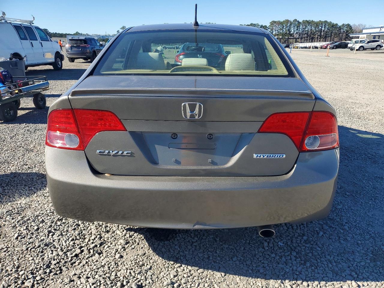 2008 Honda Civic Hybrid Tan vin: JHMFA36268S028434