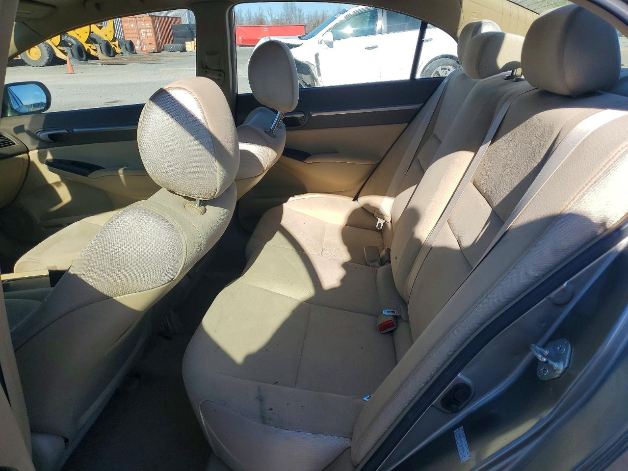 2008 Honda Civic Hybrid Tan vin: JHMFA36268S028434